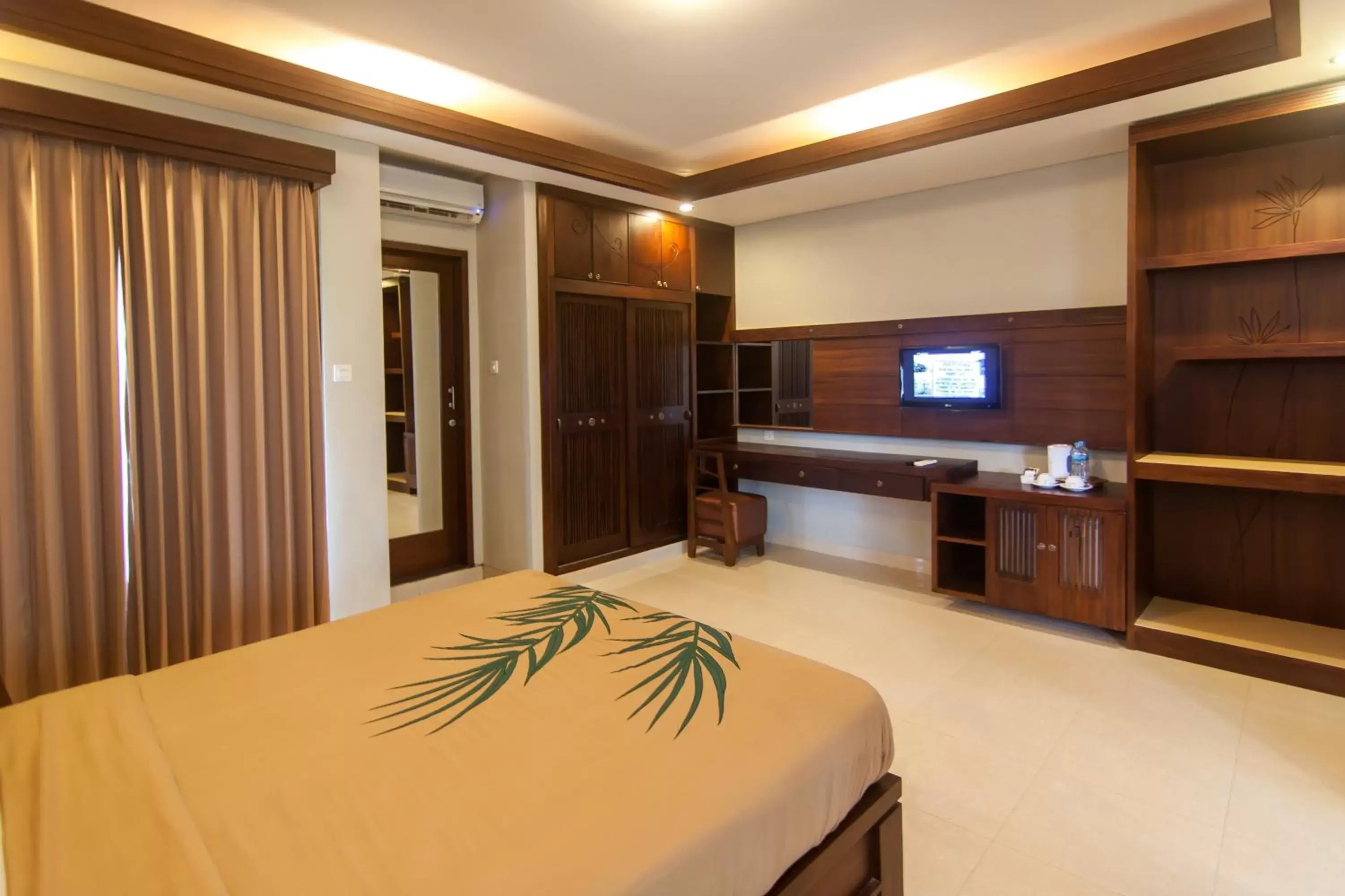 Bed in De Munut Balinese Resort