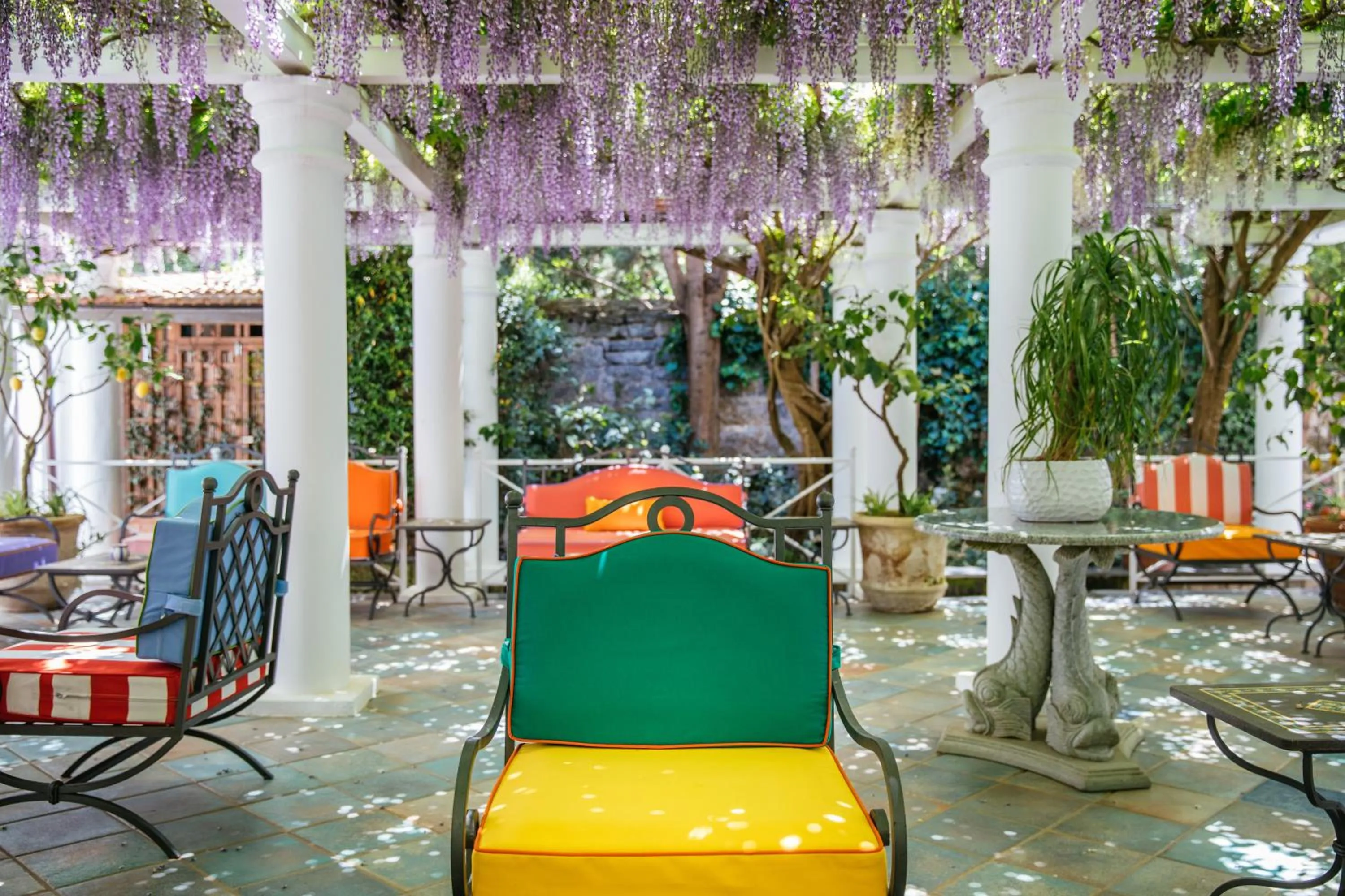 Patio in Boutique Hotel Don Alfonso 1890