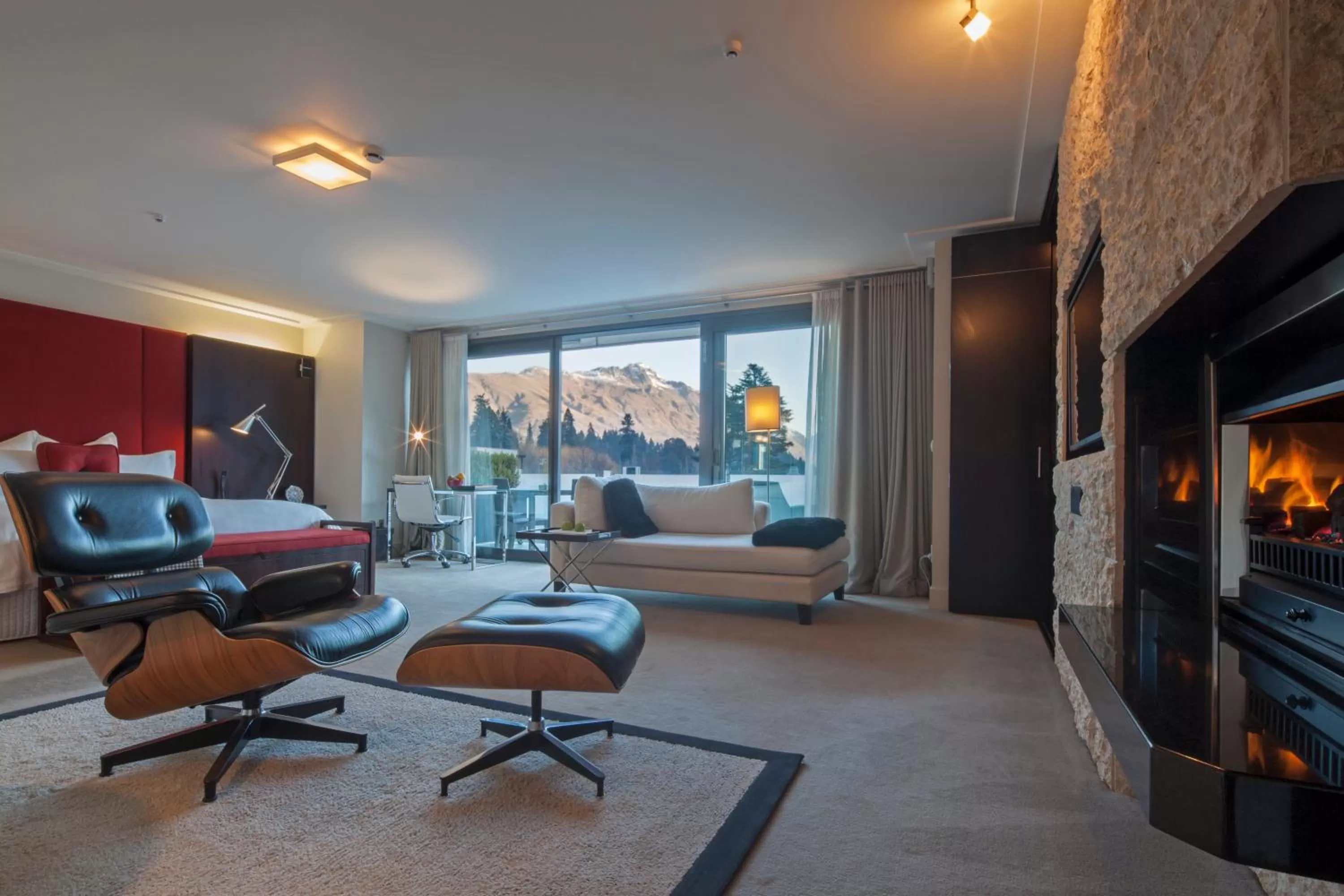 Living room in The Spire Hotel