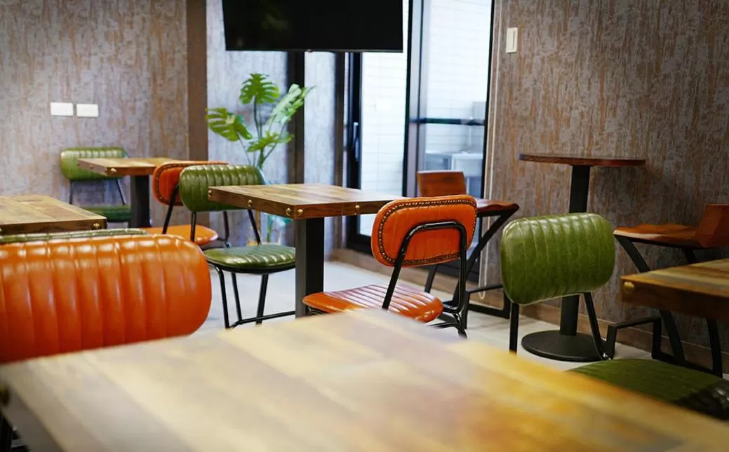 Seating area in Comma Boutique Hotel