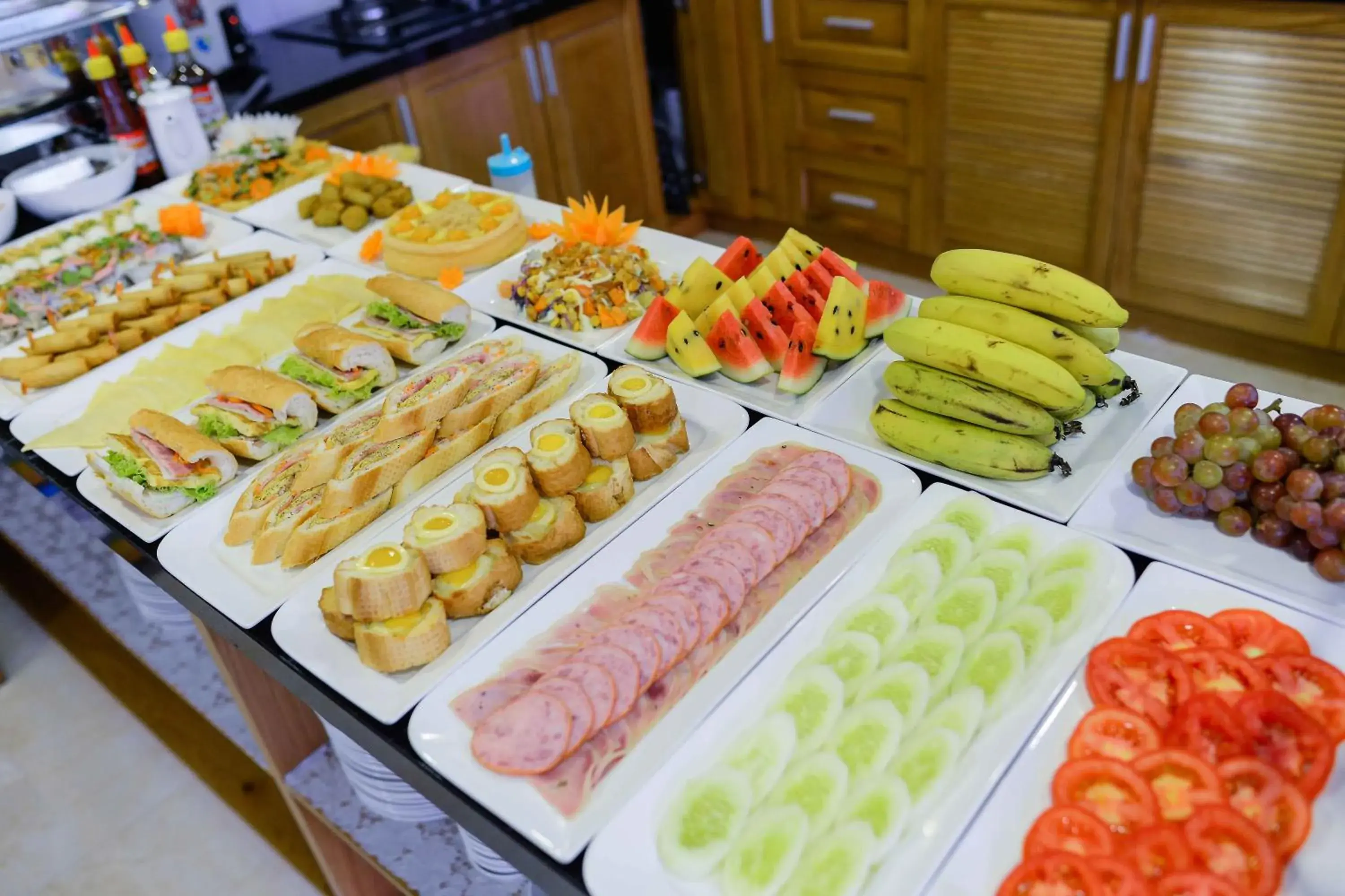 Buffet breakfast, Food in Saigonciti Hotel