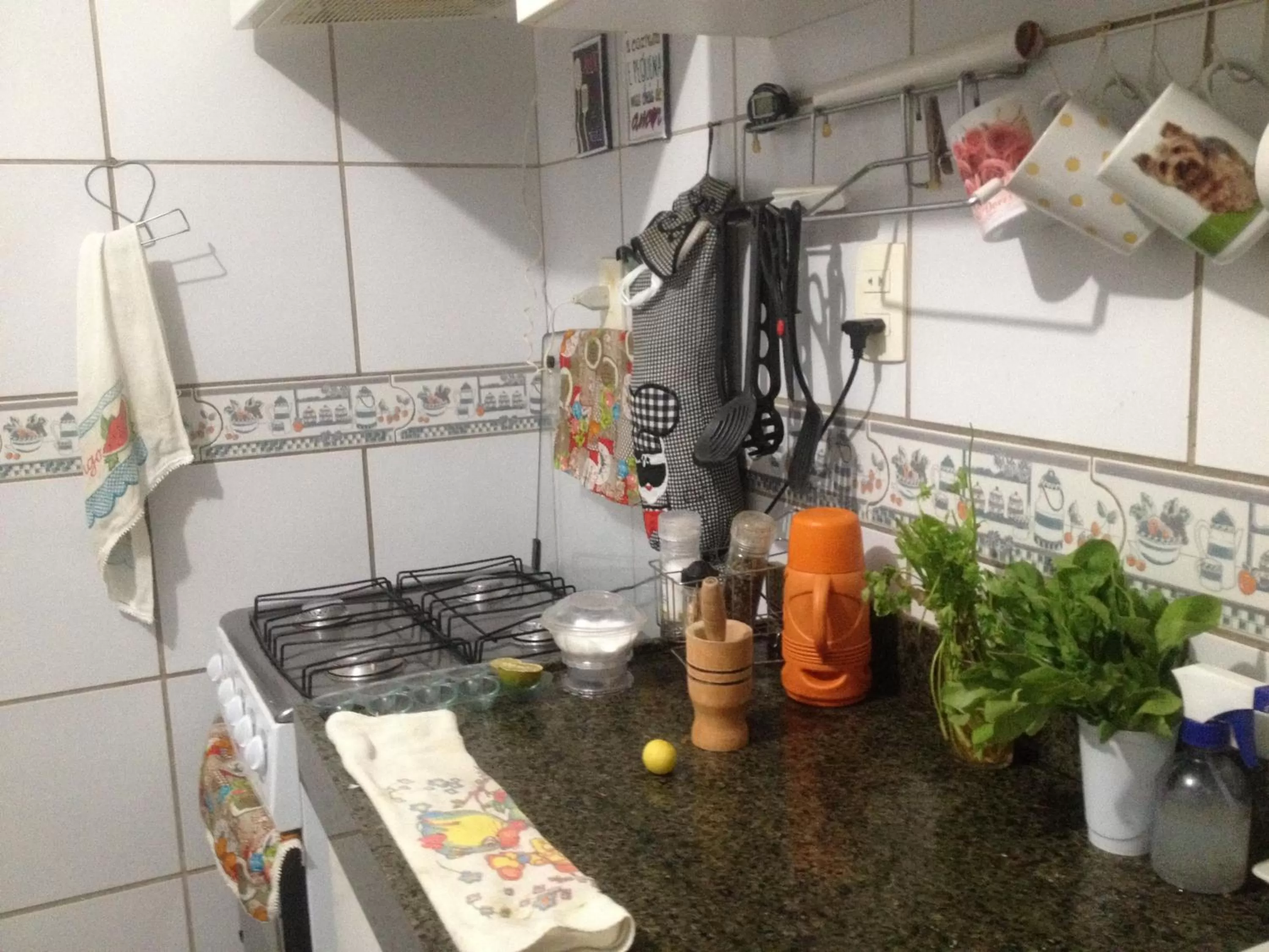 Kitchen or kitchenette in Hostel Das Canárias