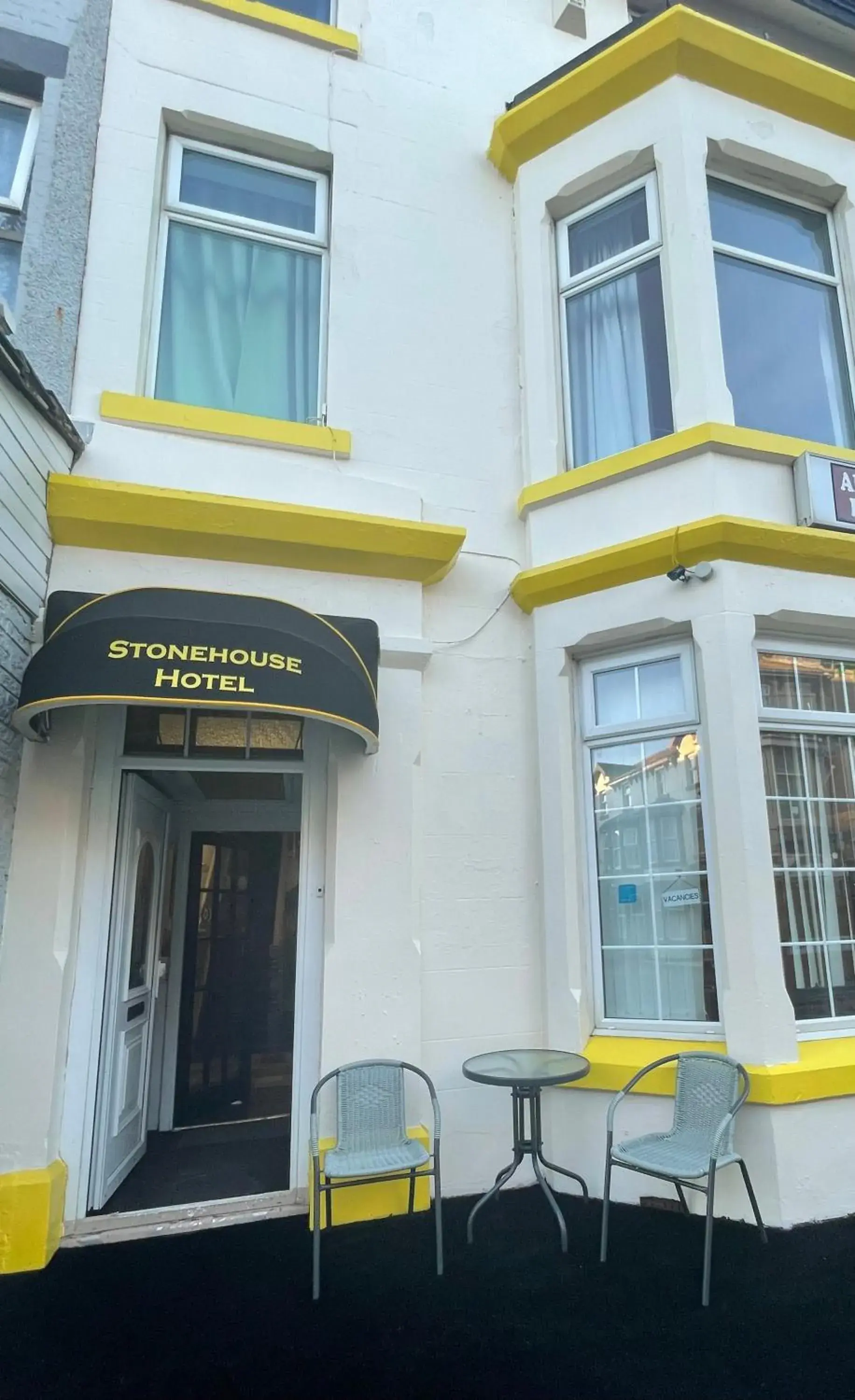 Facade/entrance in The Stone House Hotel