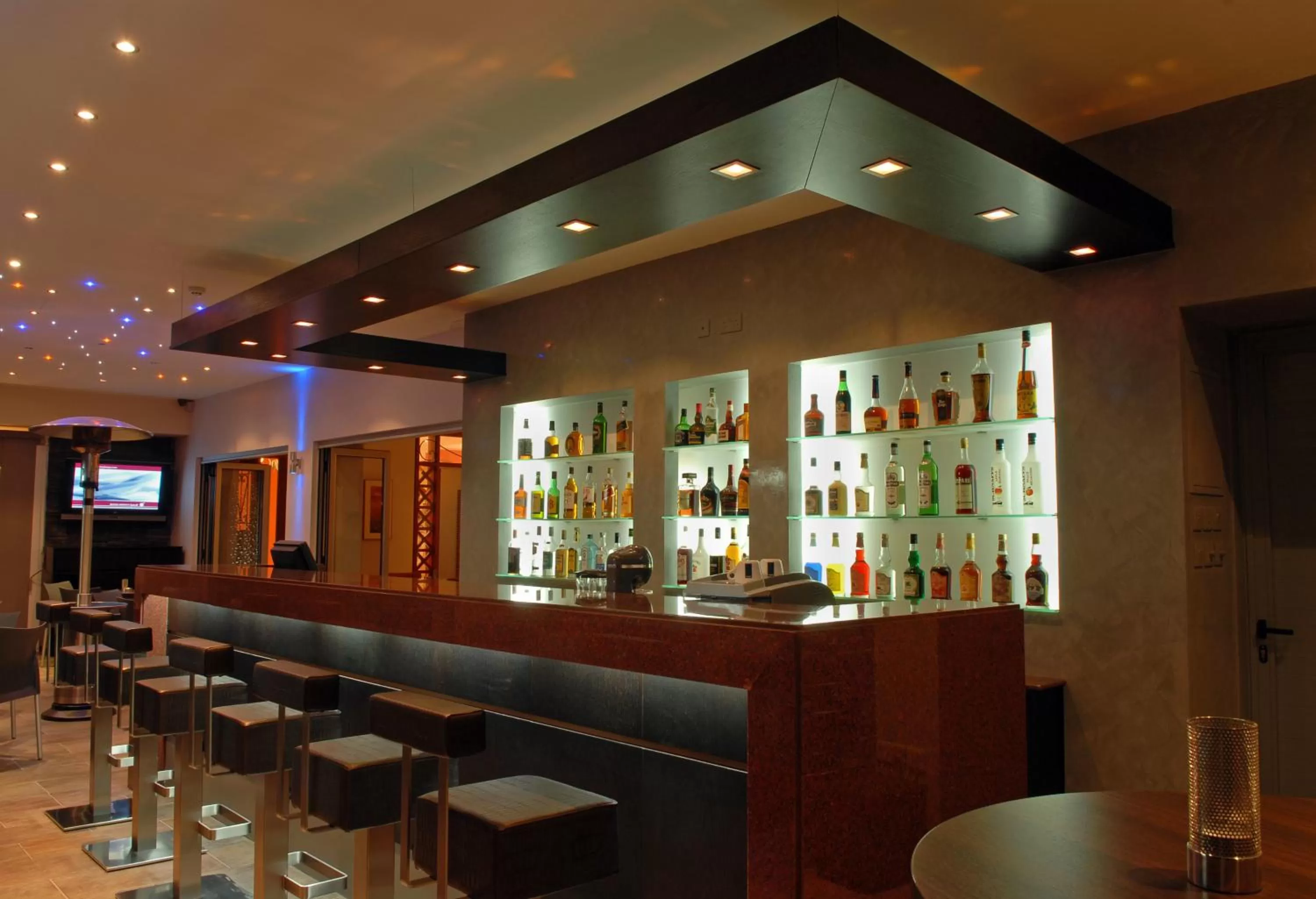 Lounge or bar in Pyramos Hotel