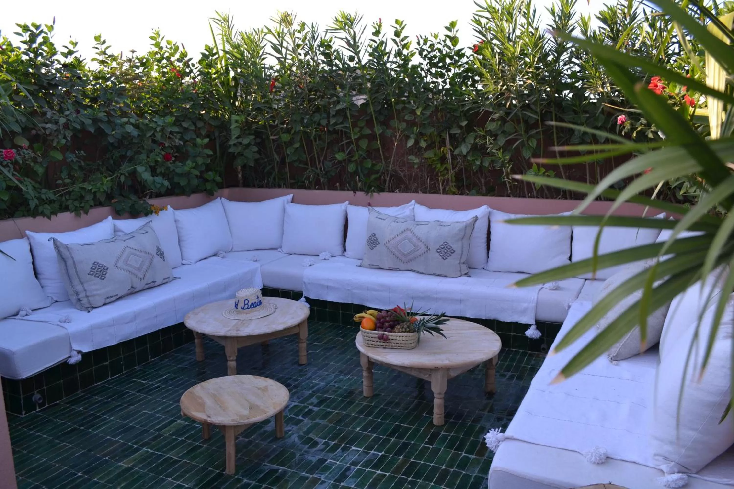 Patio in Riad Beata Bed & Breakfast