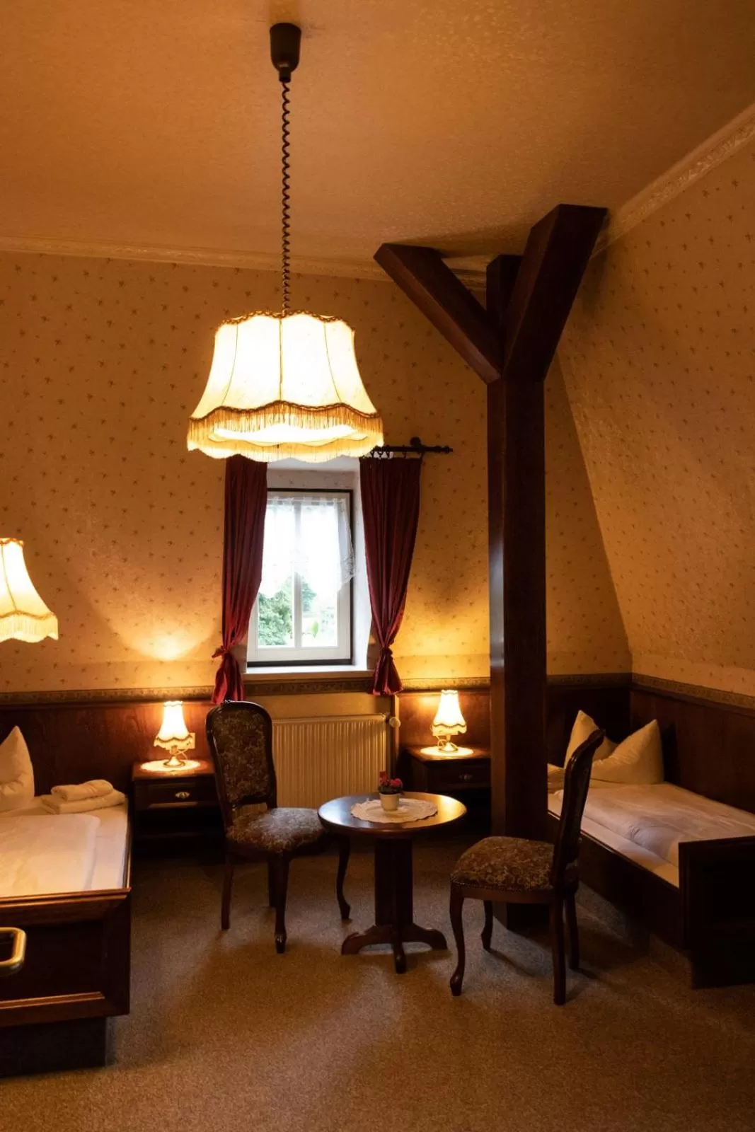 Photo of the whole room, Bed in Braugasthof Papiermühle