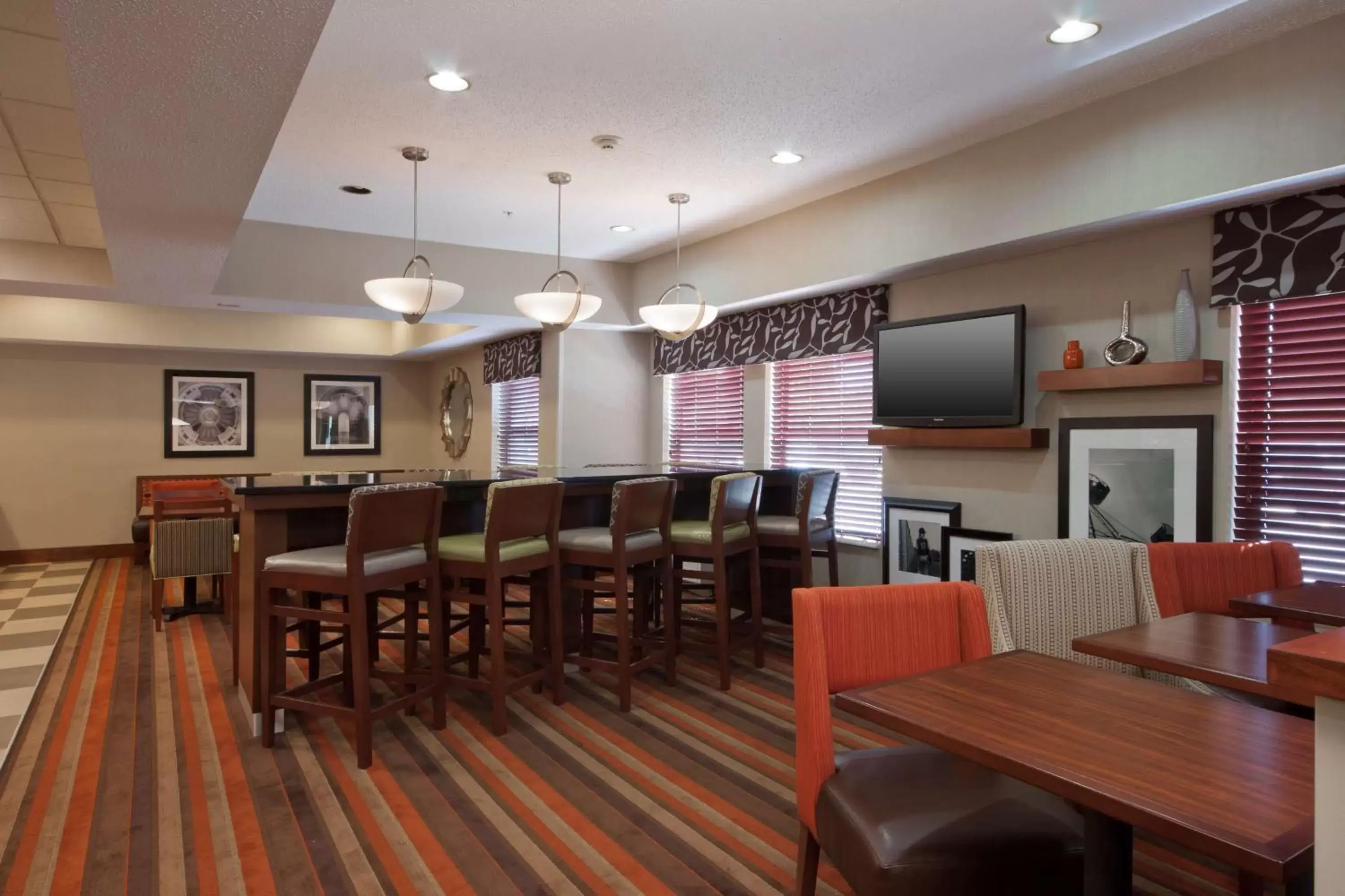 Lobby or reception, Restaurant/Places to Eat in Hampton Inn St. Louis/Fairview Heights