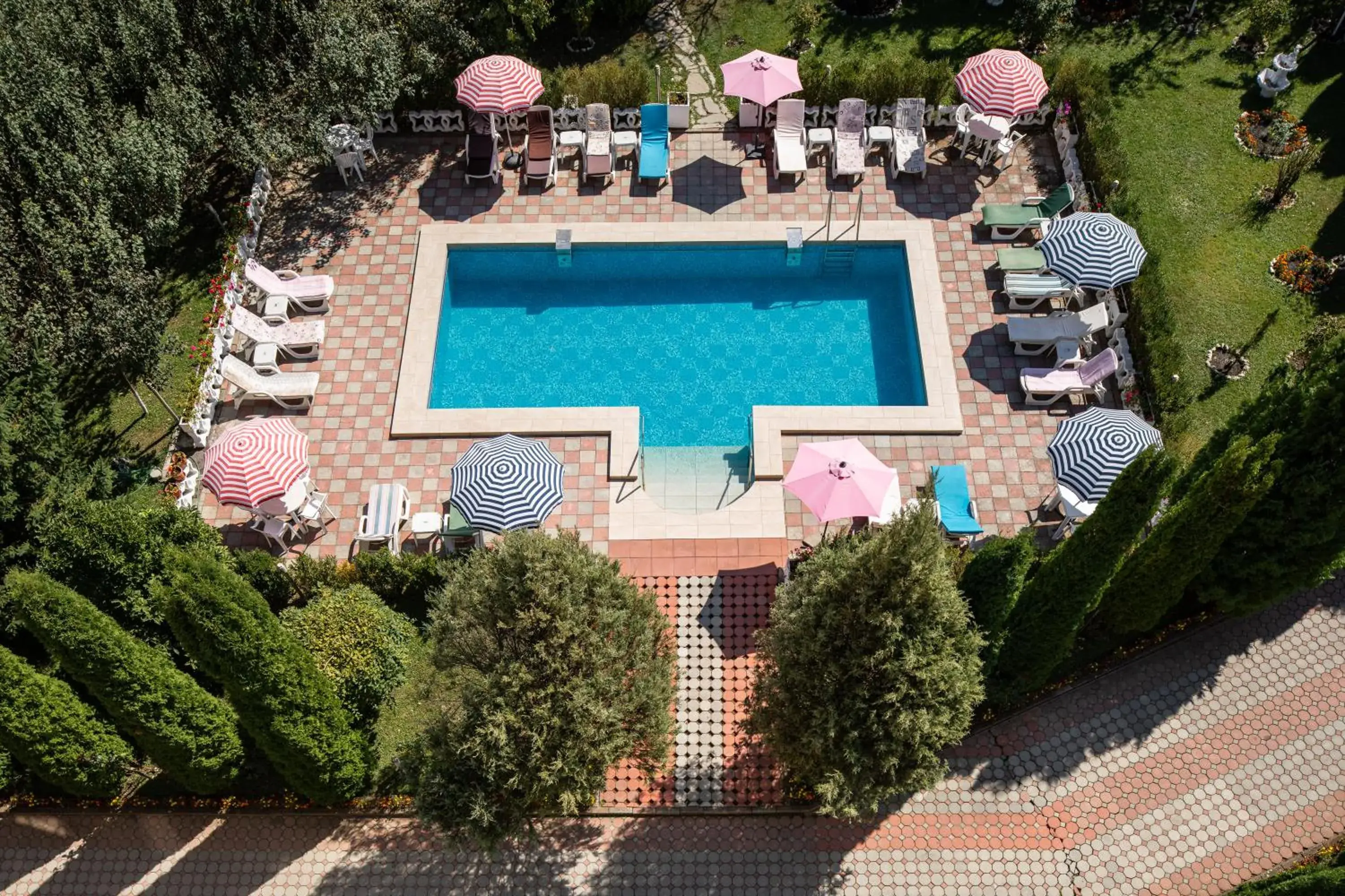 Bird's eye view, Pool View in Grand Hotel