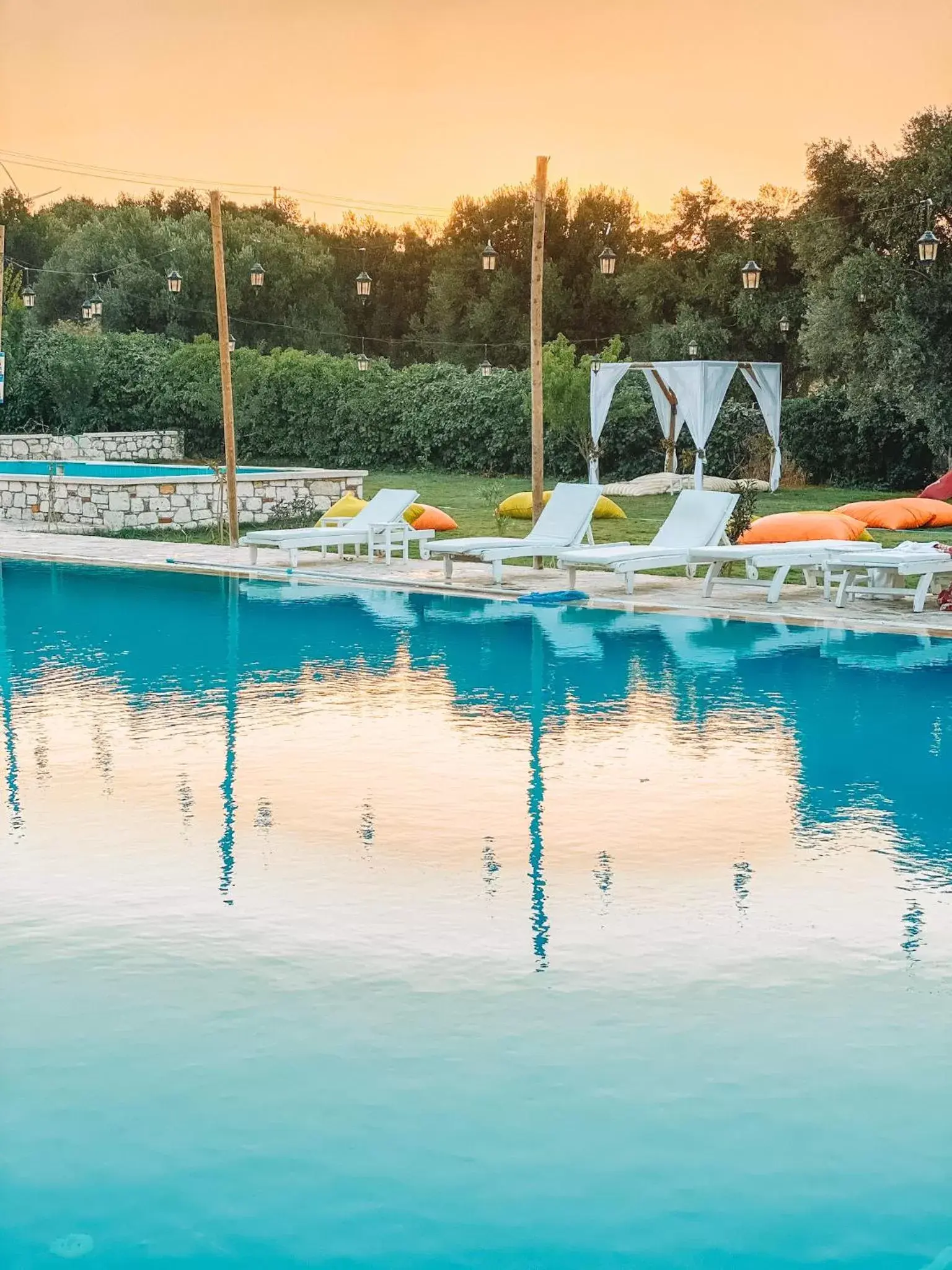 Swimming pool in Alaçatı Barbarossa Hotel