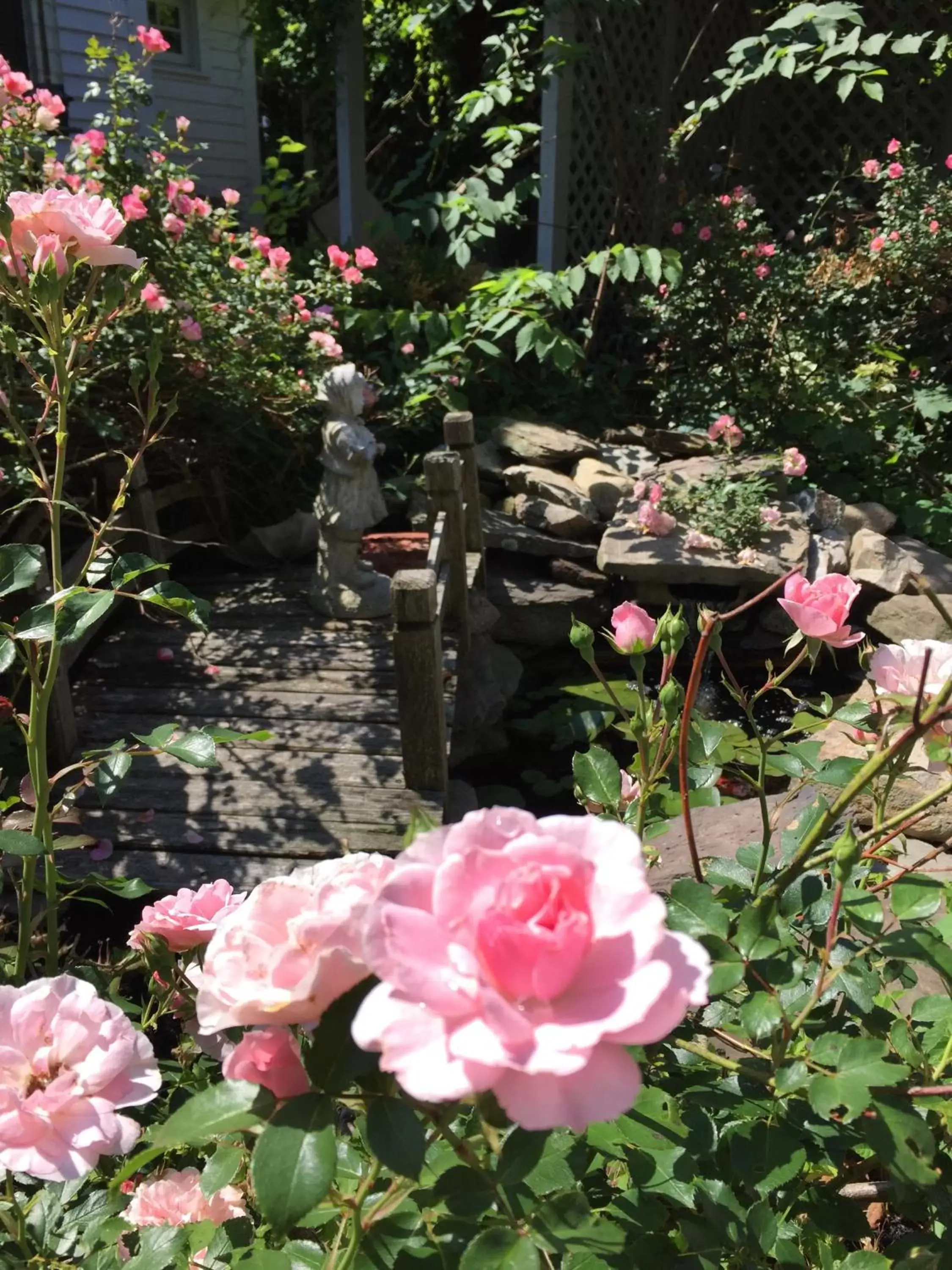 Patio in Clark Currier Inn