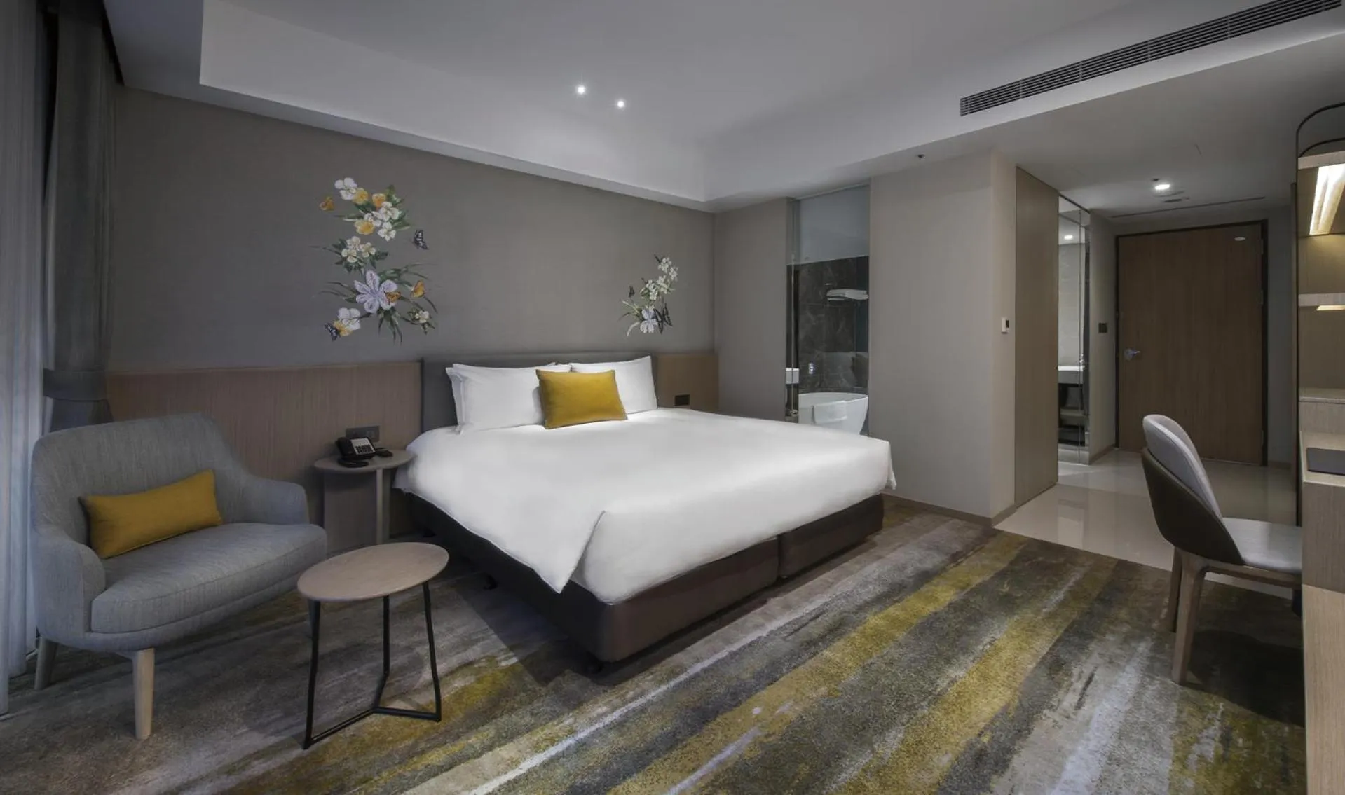 Photo of the whole room, Bed in Golden Tulip FAB Hotel New Taipei