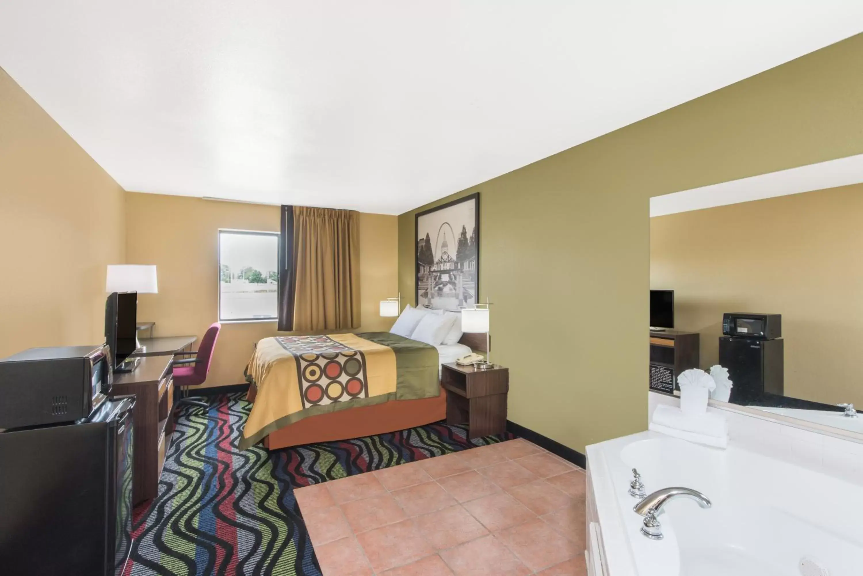Photo of the whole room in Super 8 by Wyndham Farmington