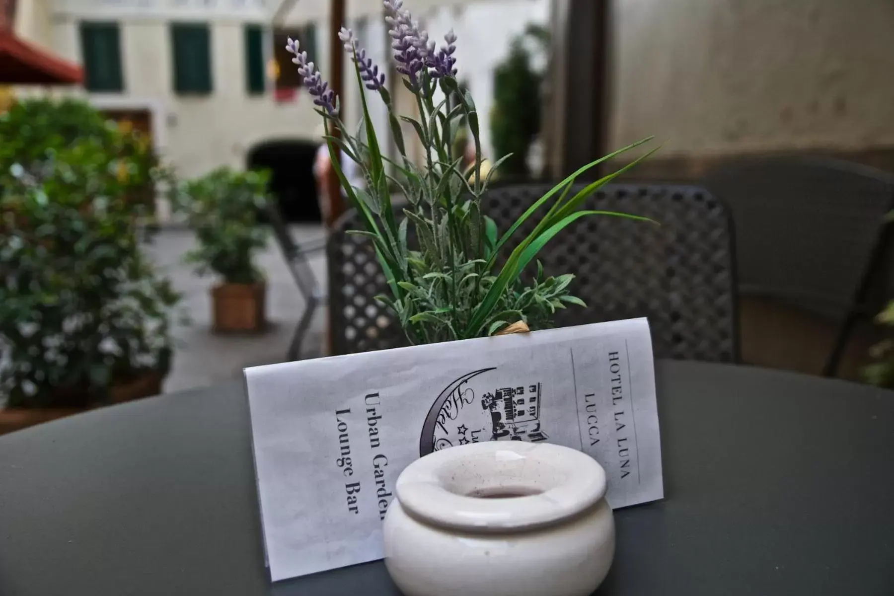 Patio in Hotel La Luna