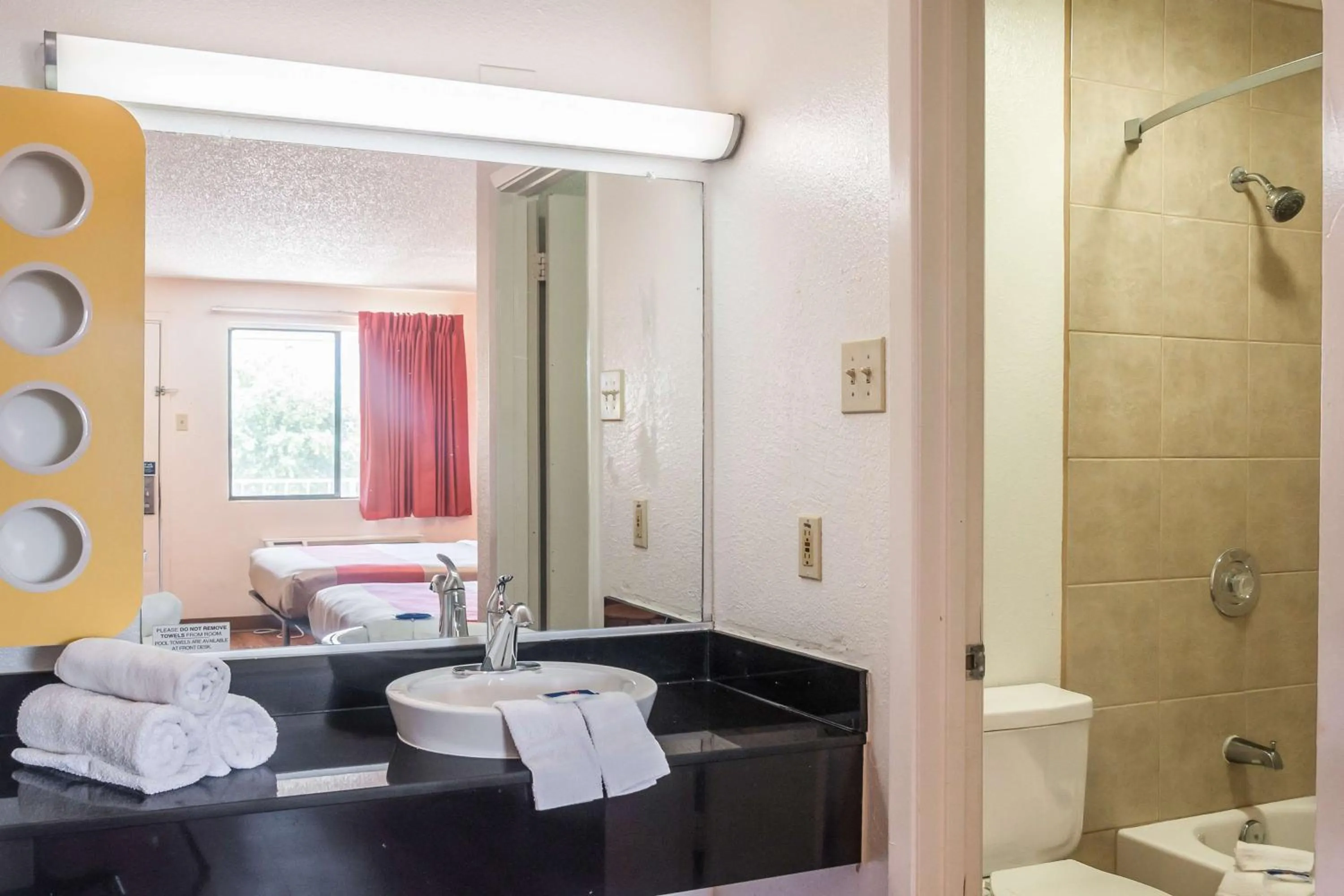 Shower in Motel 6-Mesquite, TX - Rodeo - Convention Ctr