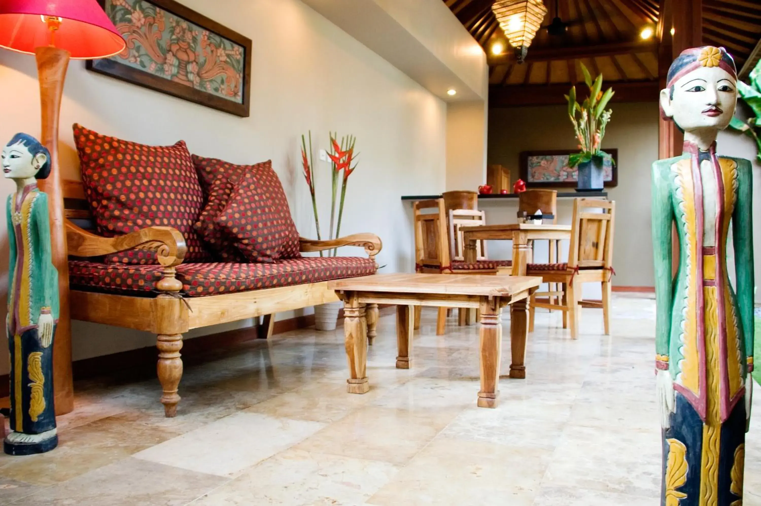 Living room in Ajanta Villas