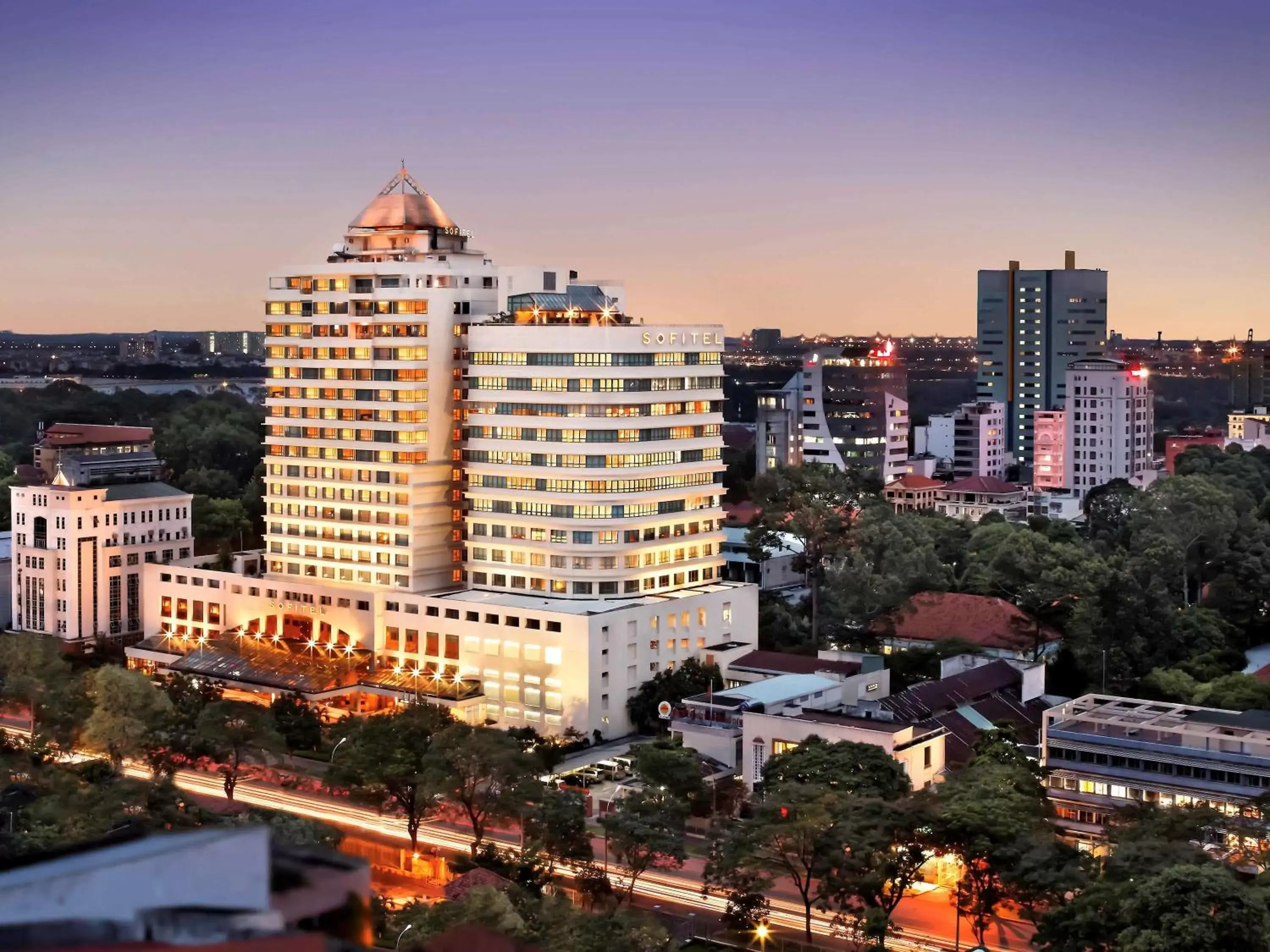 Property building, Bird's-eye View in Sofitel Saigon Plaza