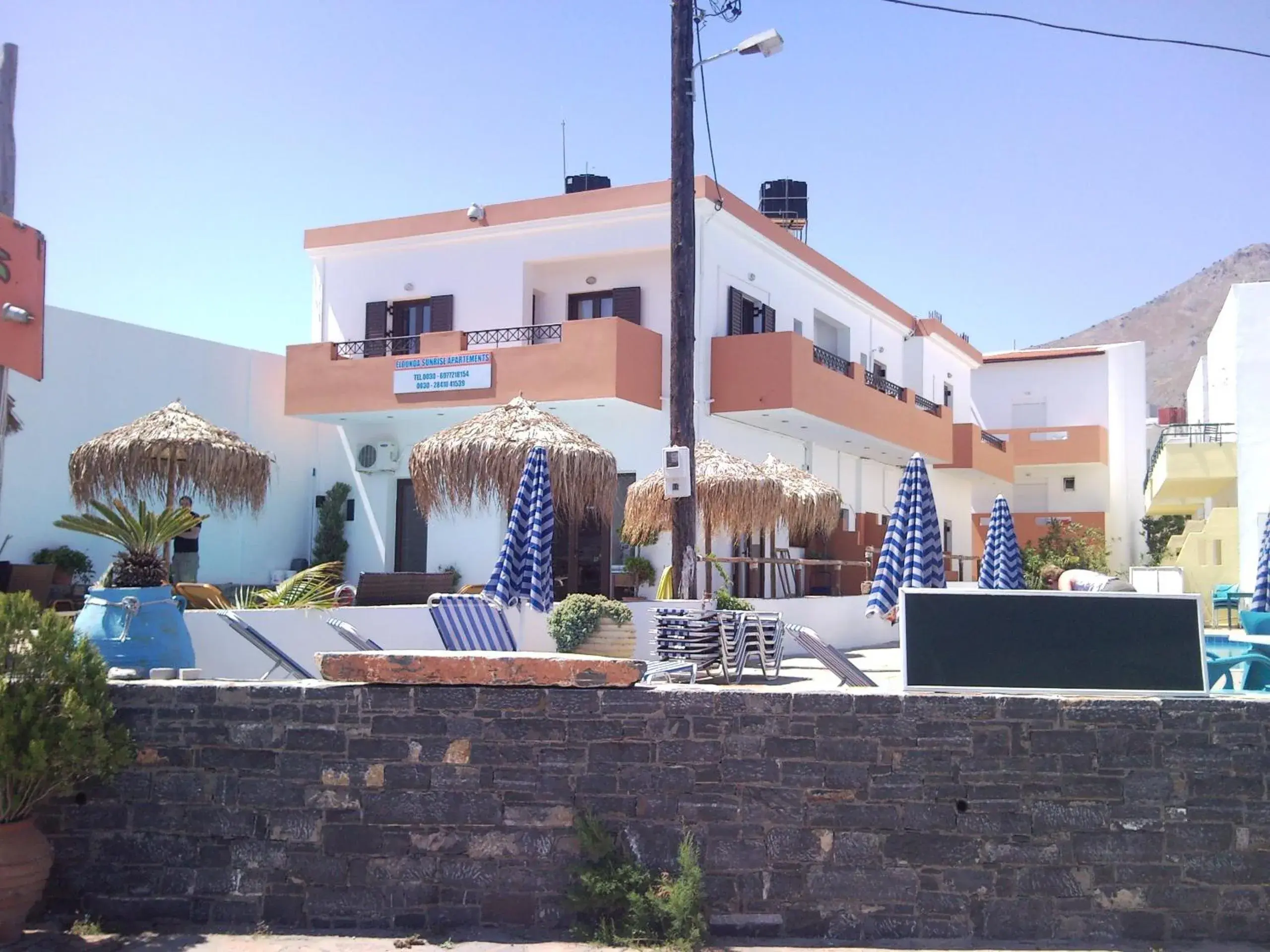 View (from property/room), Property Building in Elounda Sunrise Apartments