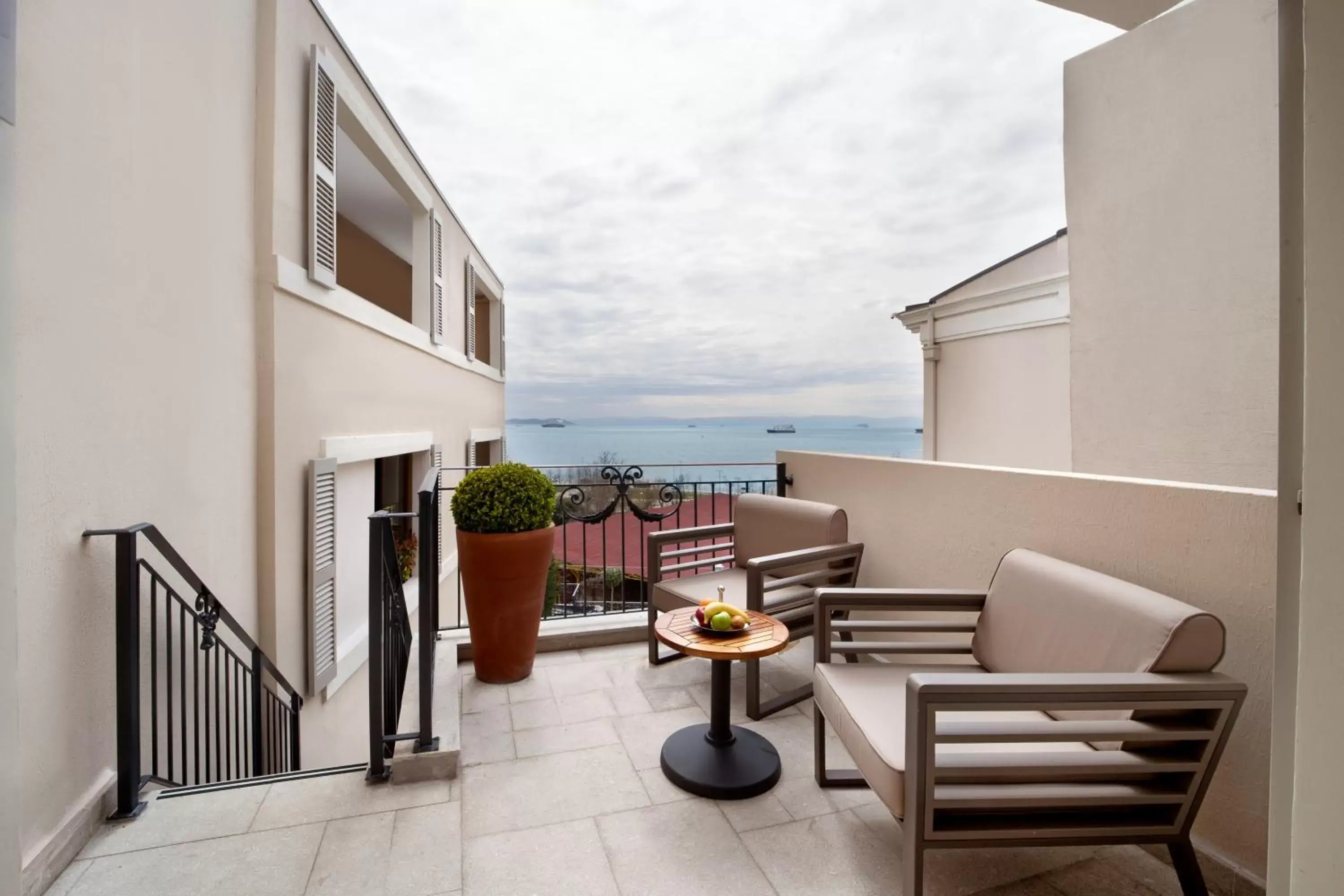 Patio, Balcony/Terrace in Mula Hotel
