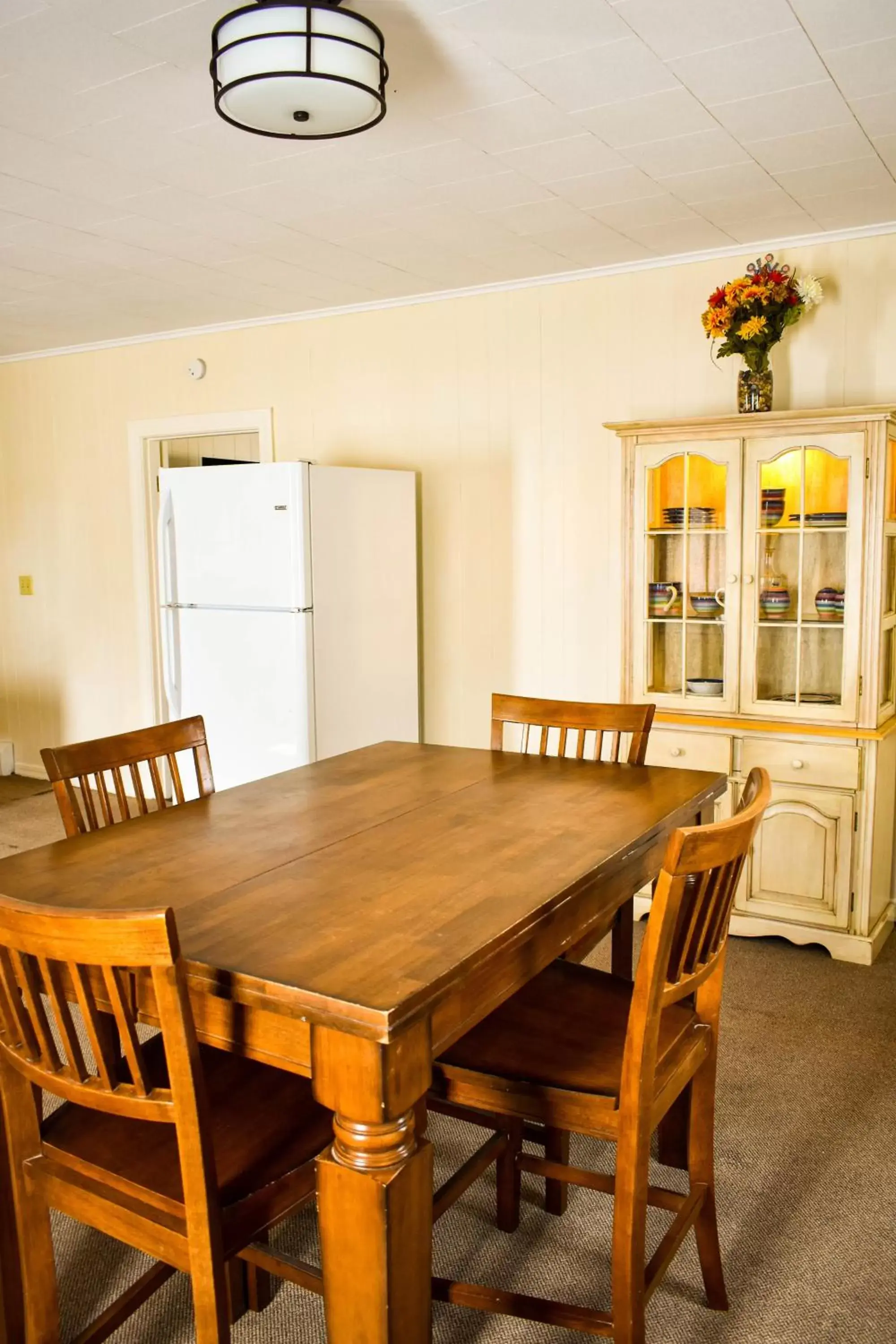 Kitchen or kitchenette, Dining Area in The Whitetail Inn and Suites- Lincoln