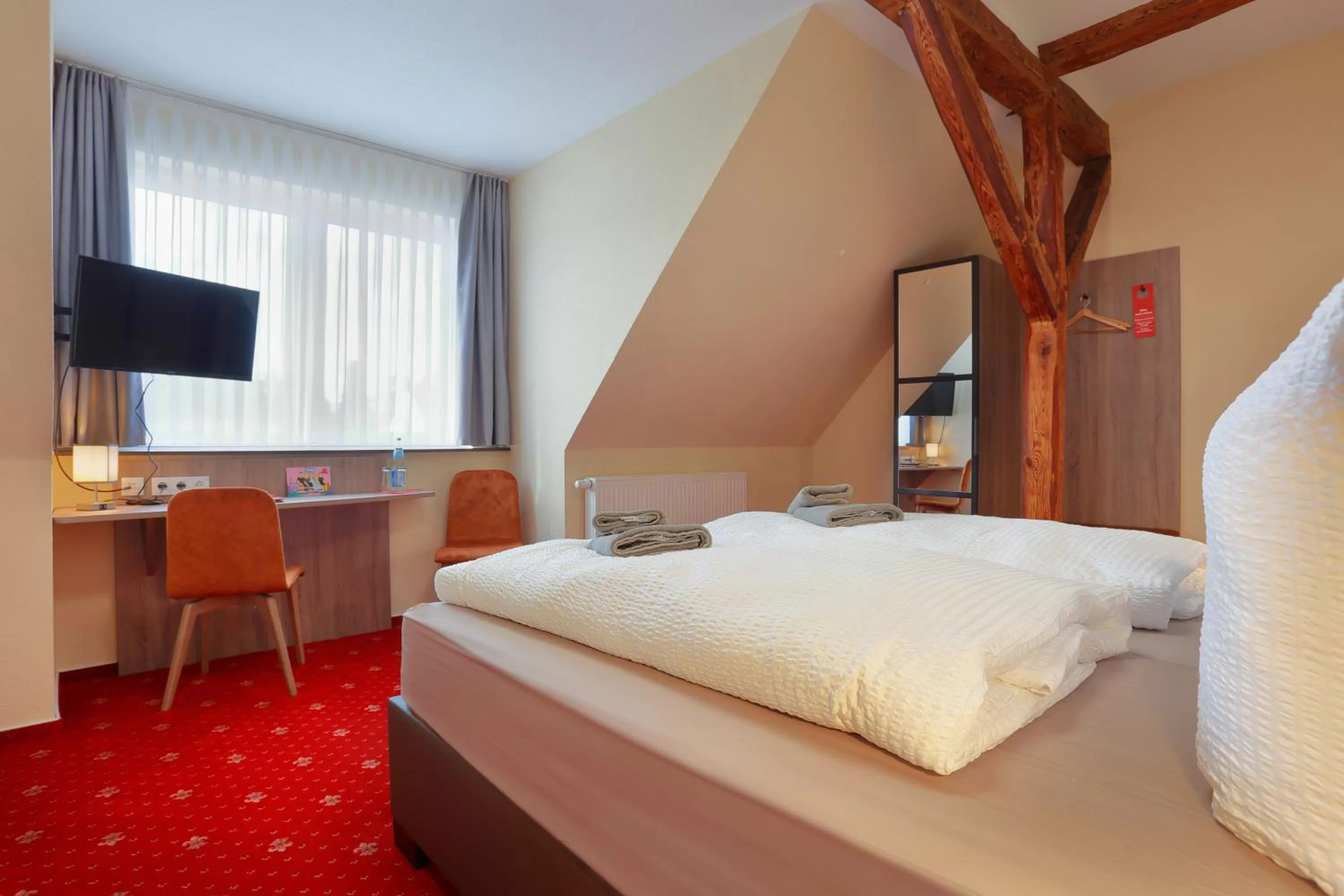 Bed in Landhotel & Brauhaus Prignitzer Hof