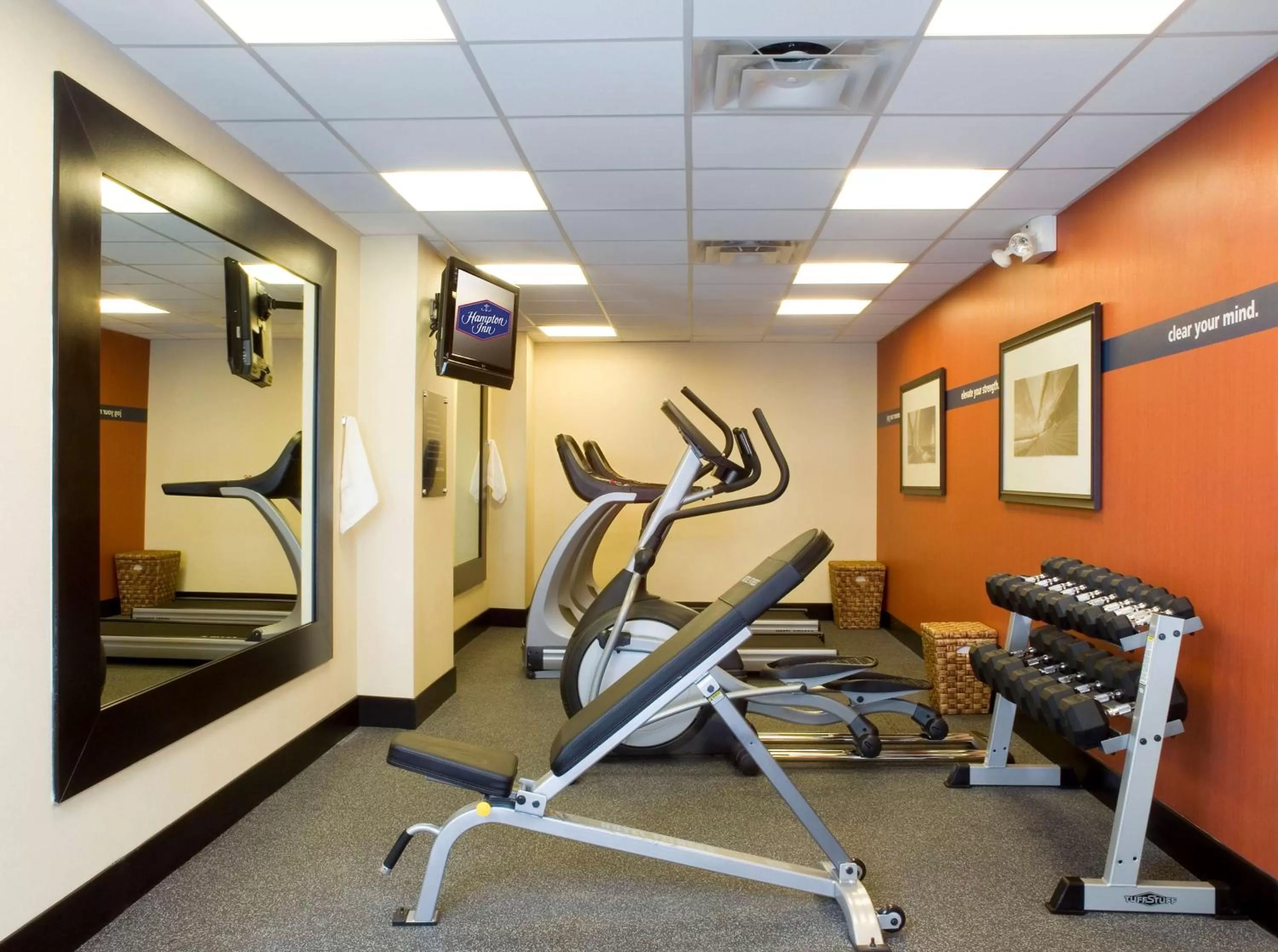 Fitness centre/facilities in Hampton Inn Manhattan - Times Square South