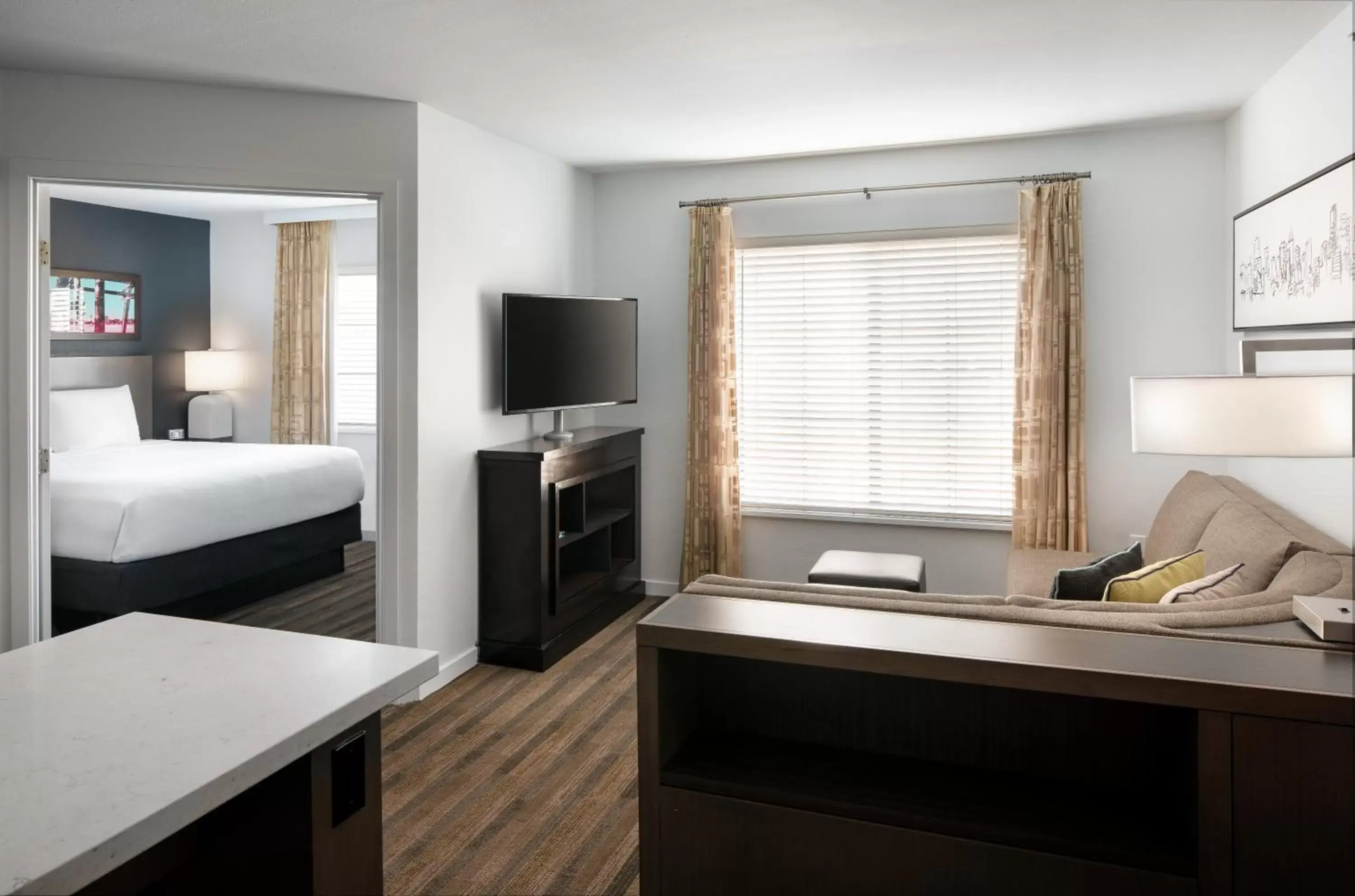 Bed in Hyatt House Denver Tech Center Bed in Hyatt House Denver Tech Center