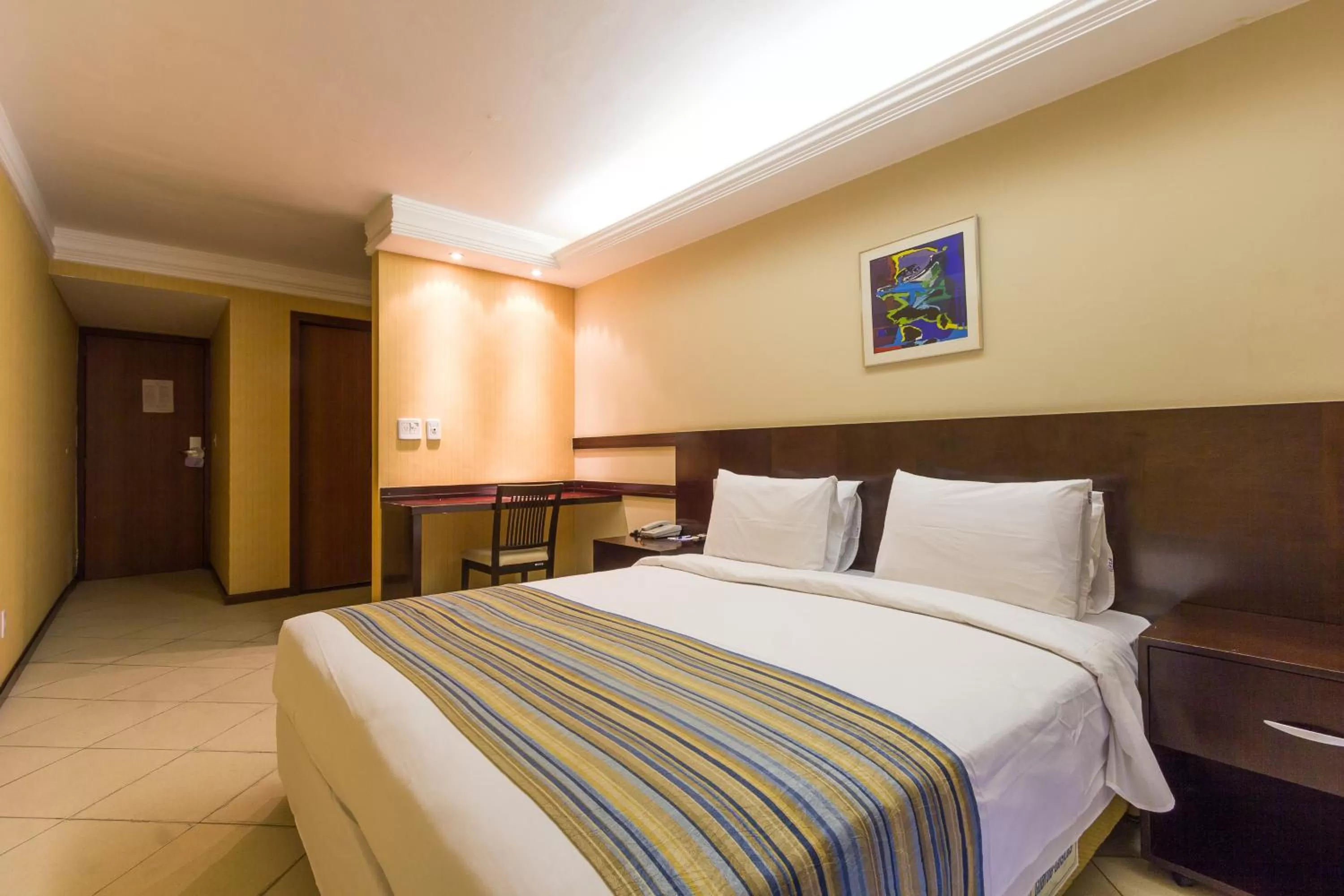 Bed in Plaza Bittar Hotel