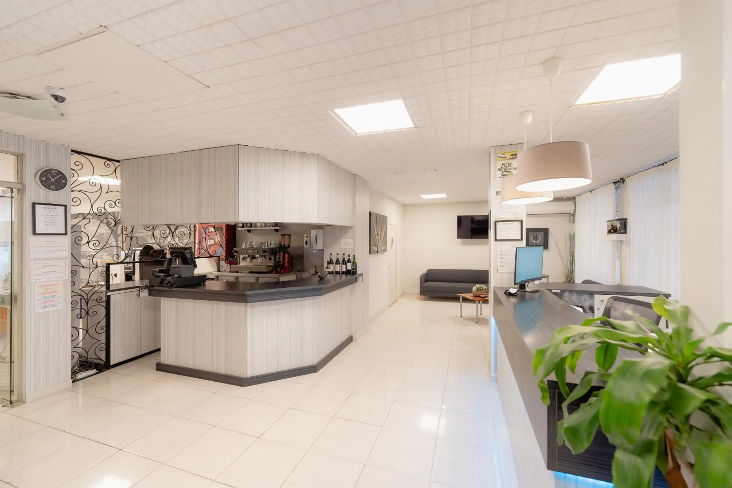 Lobby or reception in Hotel Santa Faz