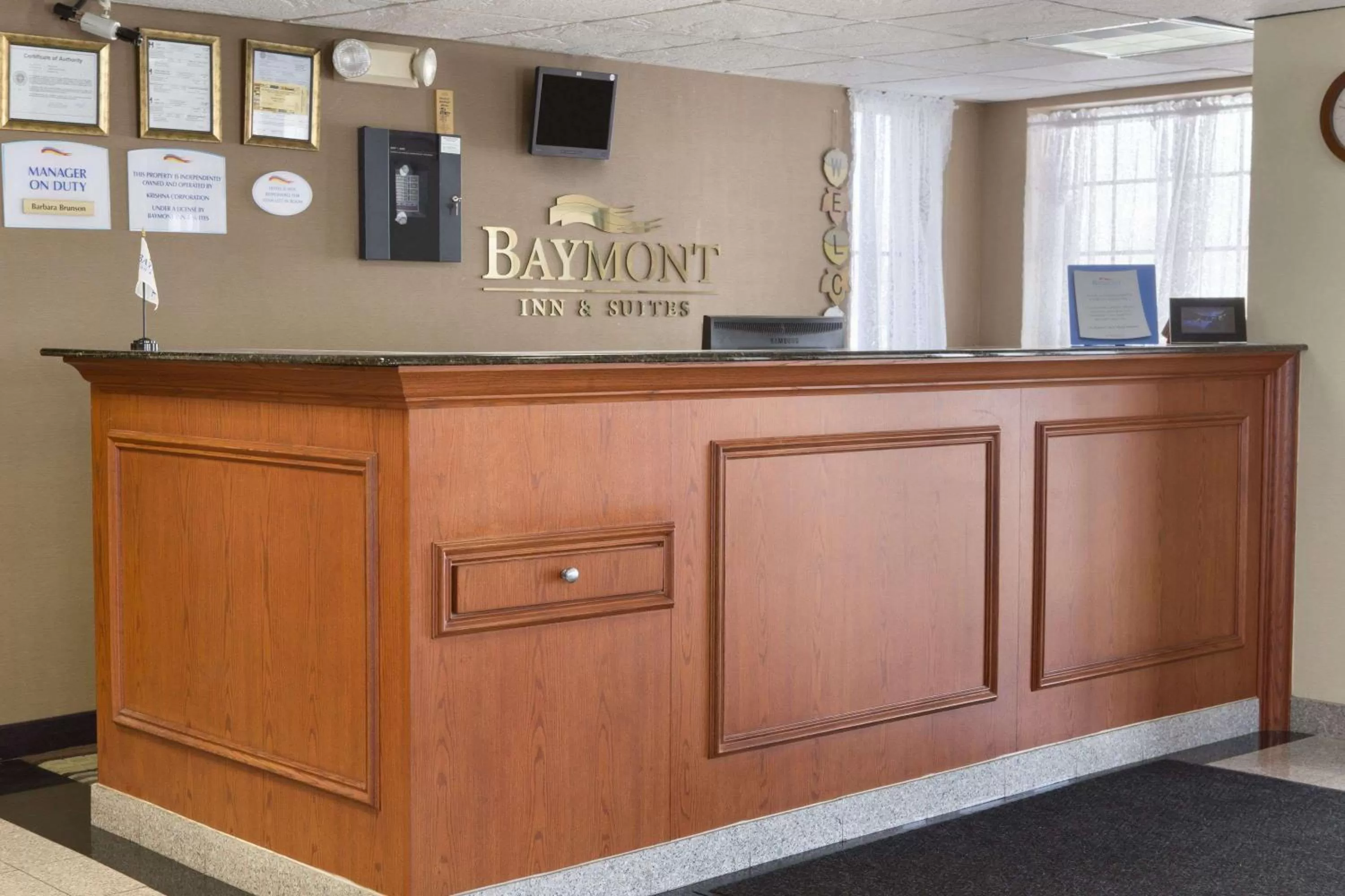 Lobby or reception in Baymont by Wyndham Oklahoma City Airport
