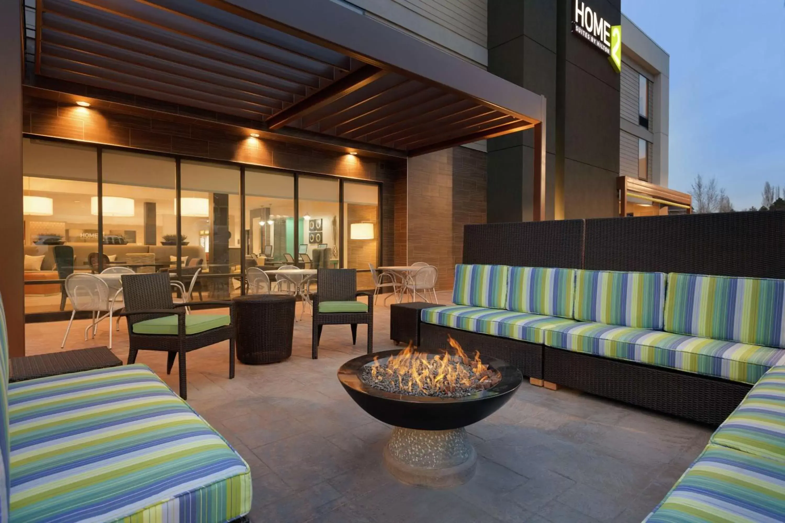 Patio in Home2 Suites by Hilton Salt Lake City-East