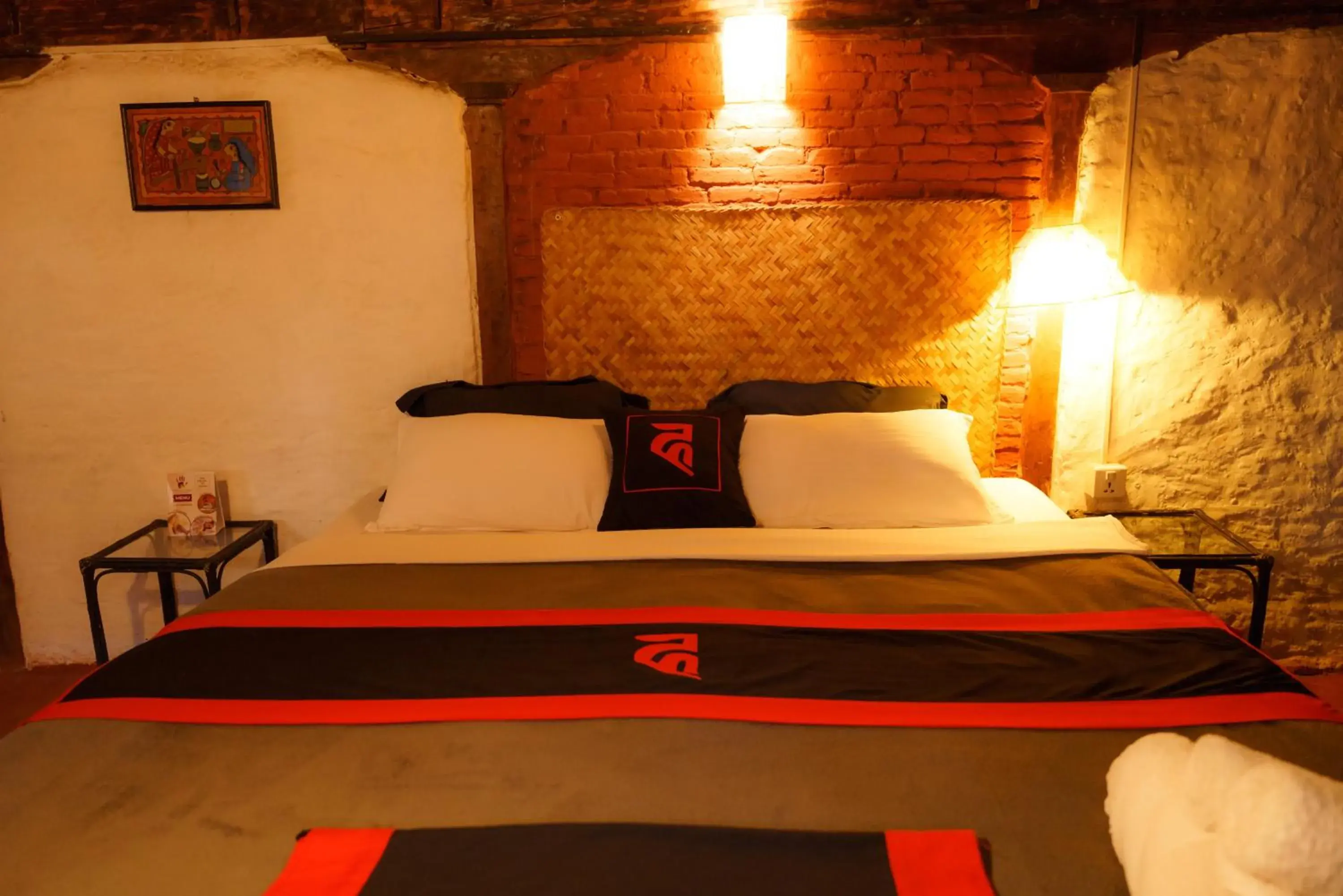 Bed in Hira Guest House