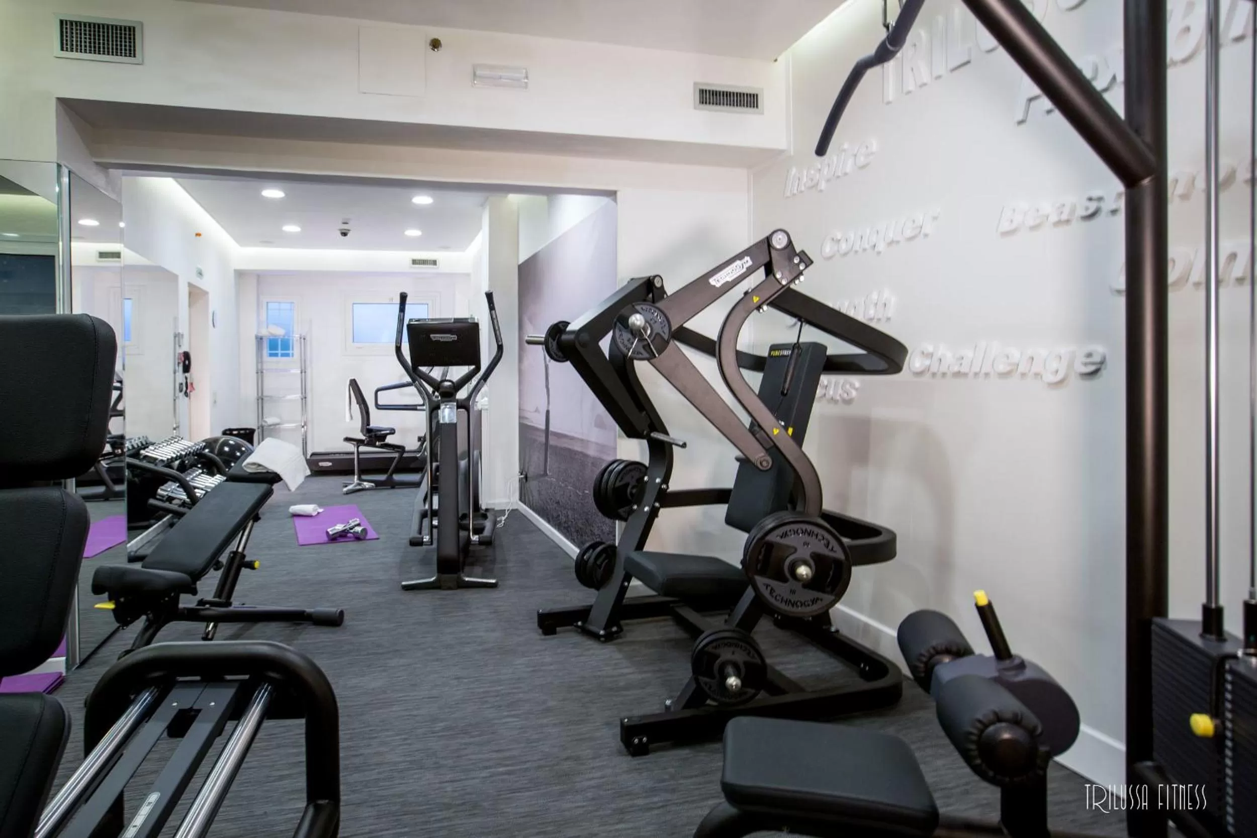 Fitness centre/facilities in Trilussa Palace Hotel Congress & Spa