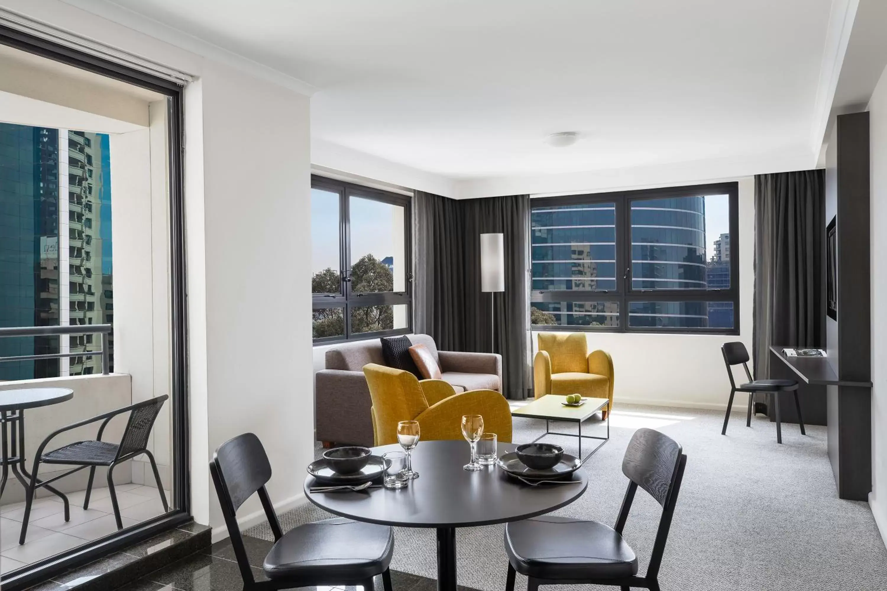 Living room in Mantra Parramatta