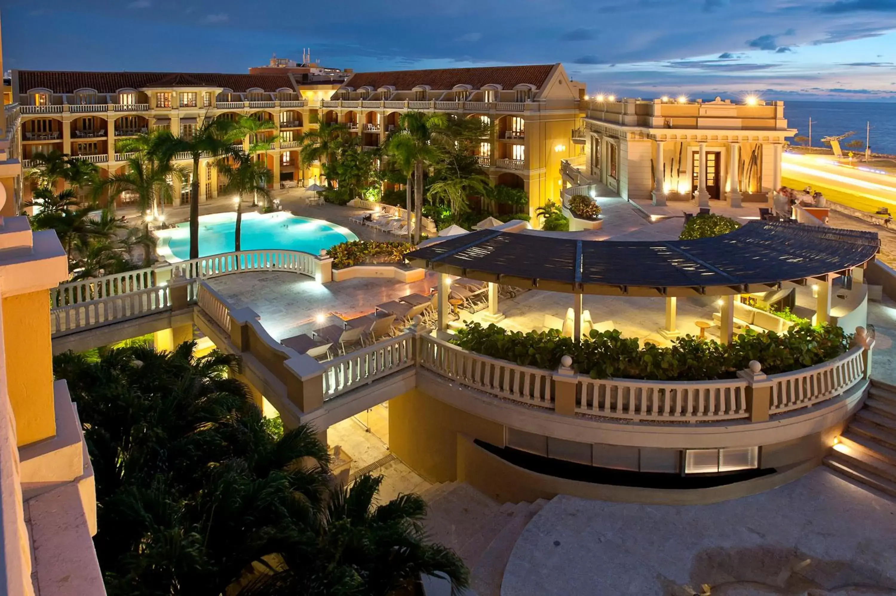 Bird's eye view, Pool View in Sofitel Legend Santa Clara Cartagena