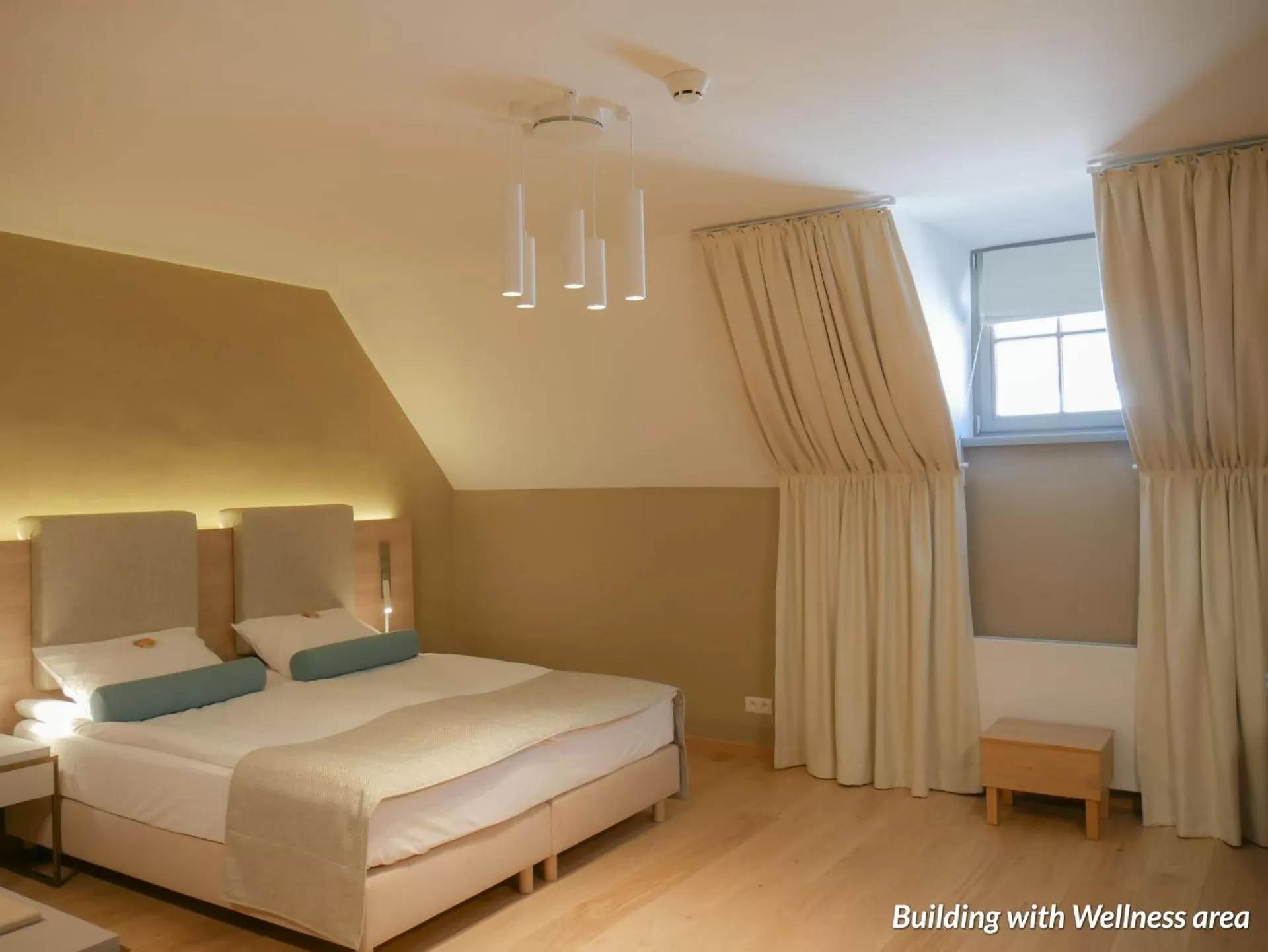 Bed in Hotel Spichrz