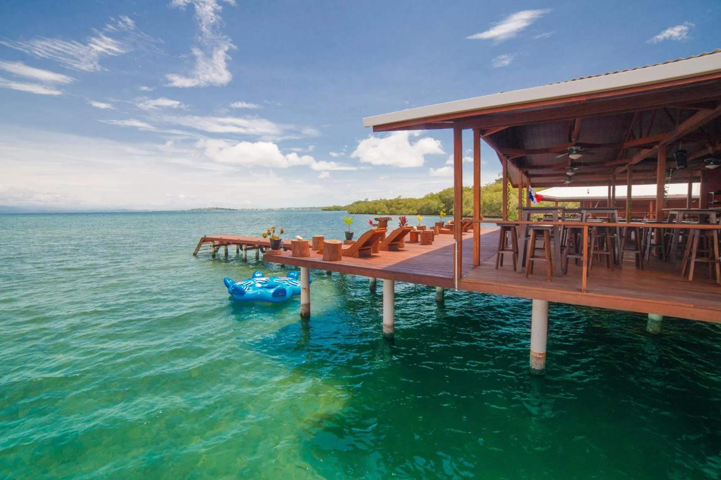 Sea view in Aqui hoy cabañas