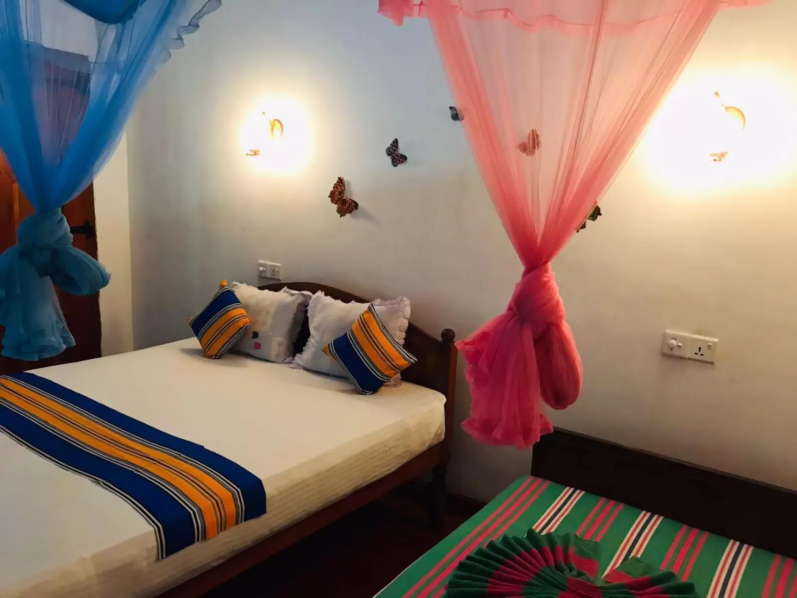 Bed in Malithis lodge