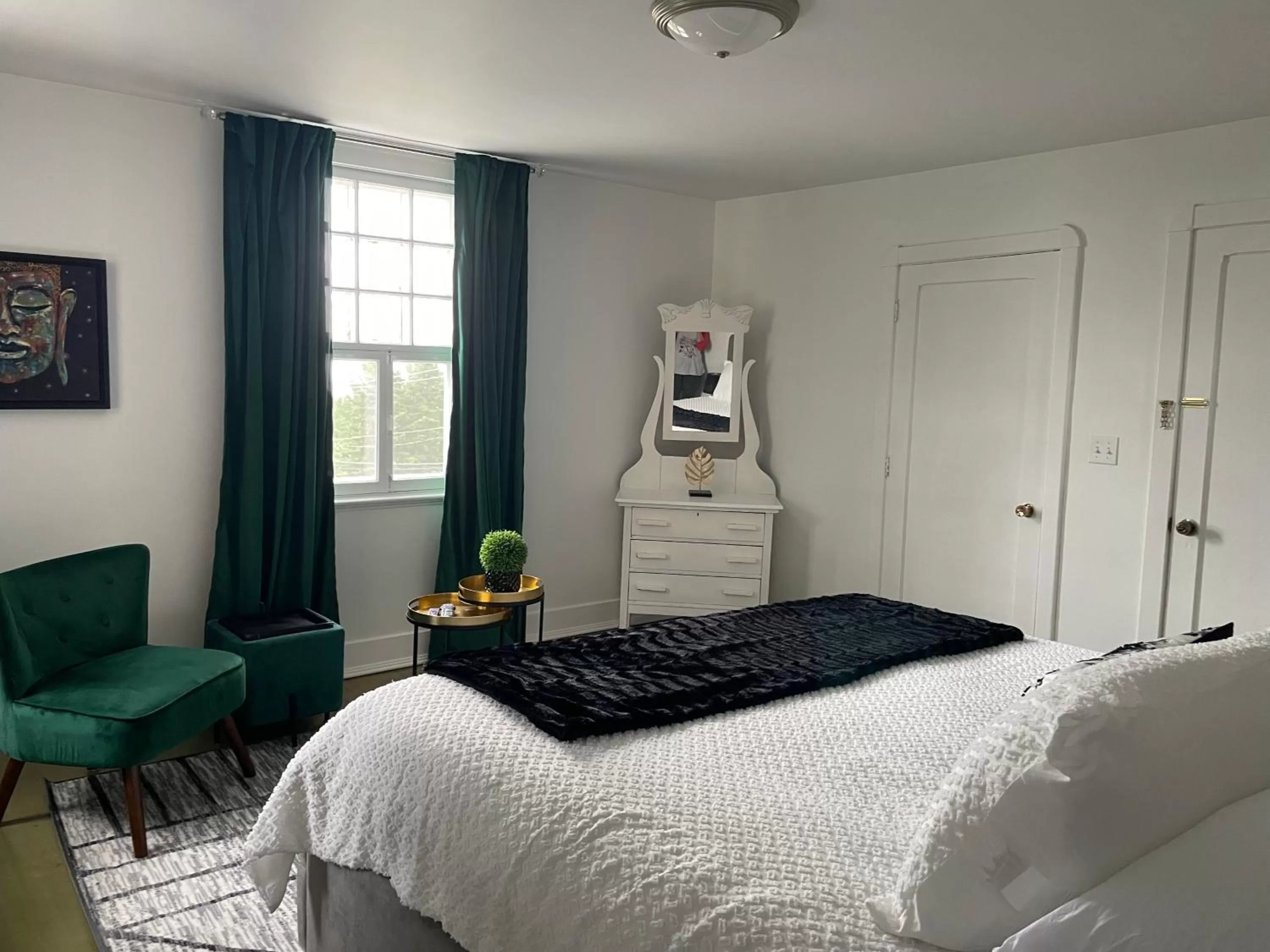 Bed in Hôtel Le Rustique