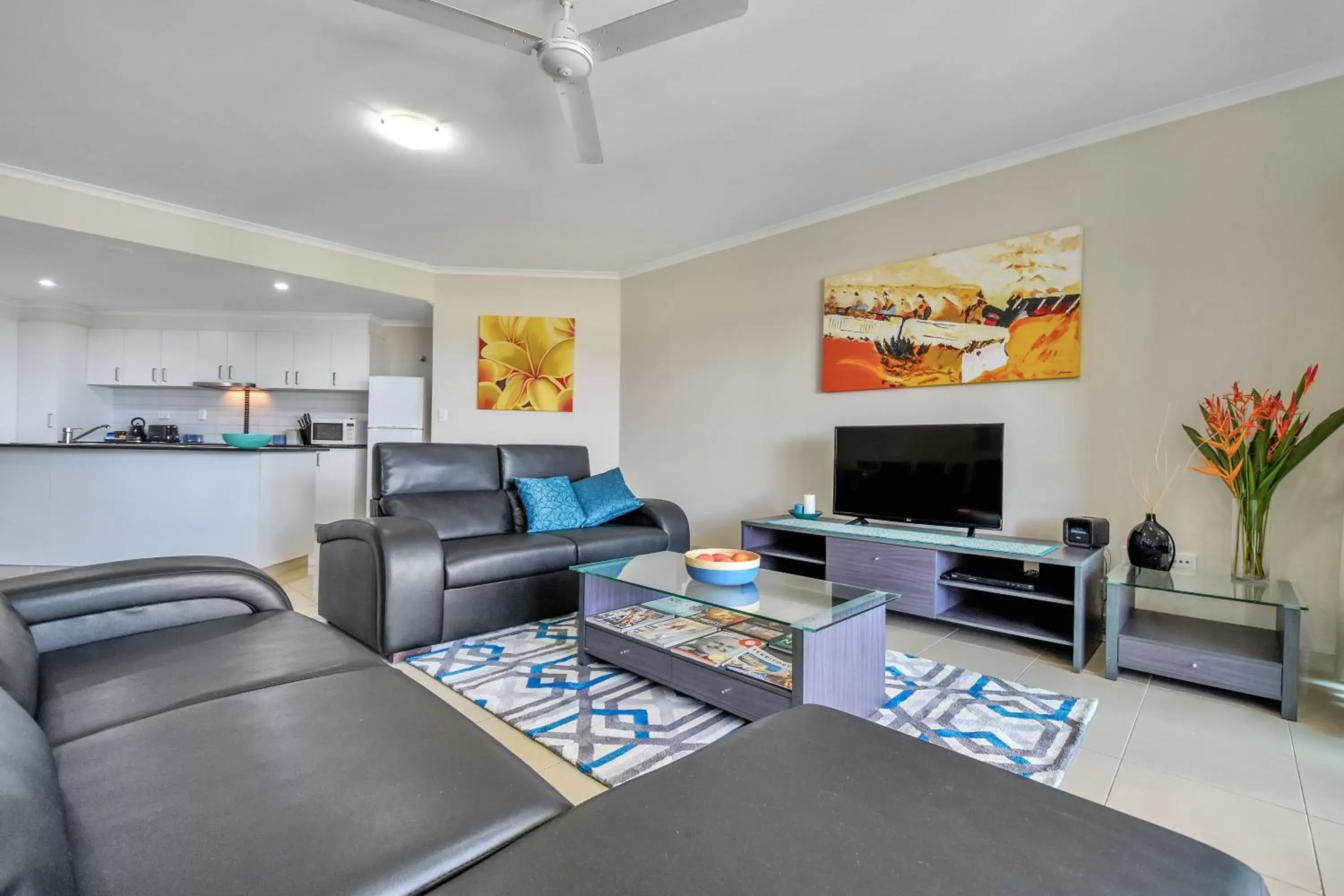 Living room, Seating Area in Argus Apartments Darwin