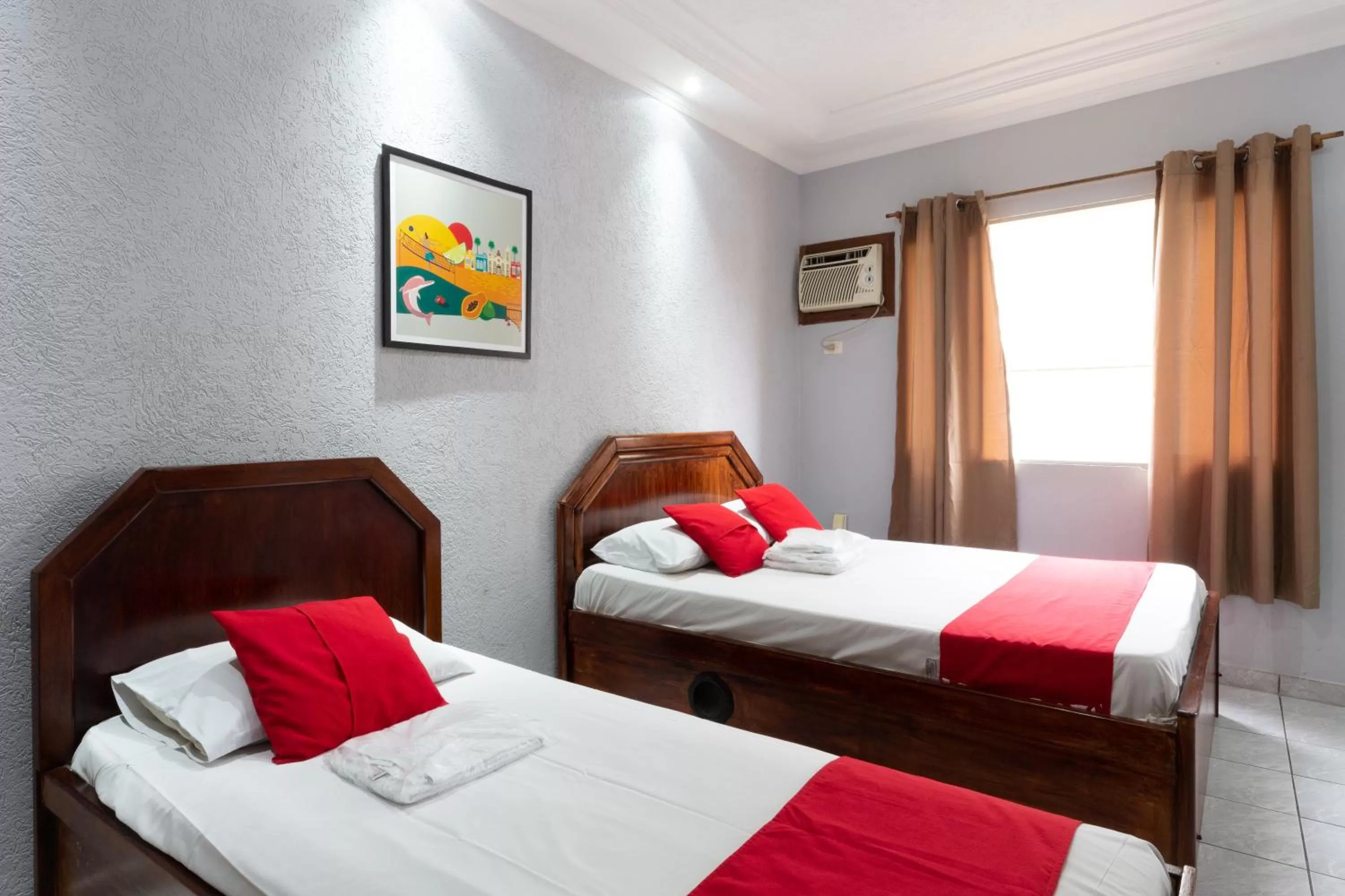 Bed in Hotel Anália Franco