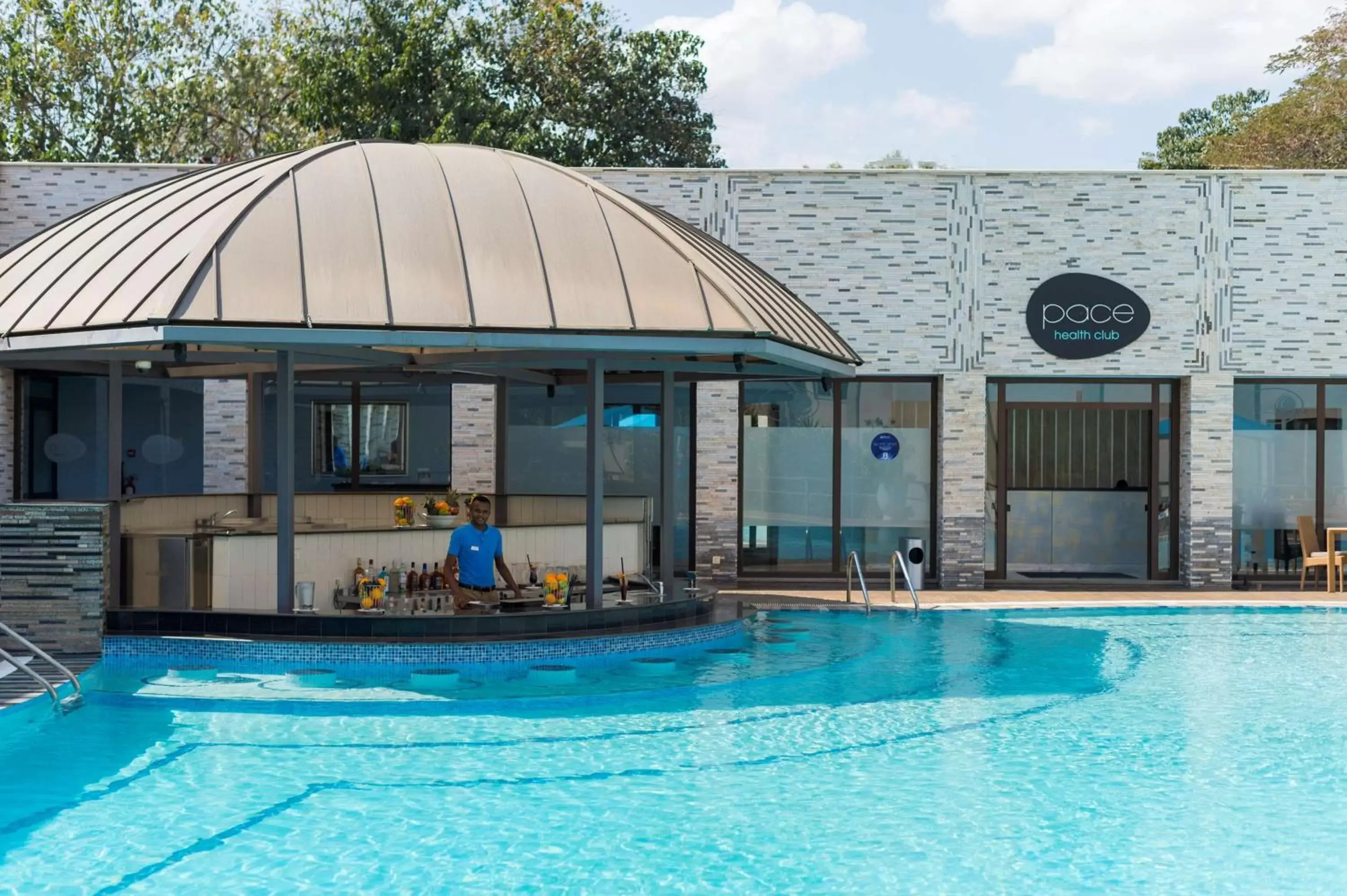 Pool view, Swimming Pool in Radisson Blu Hotel Lusaka