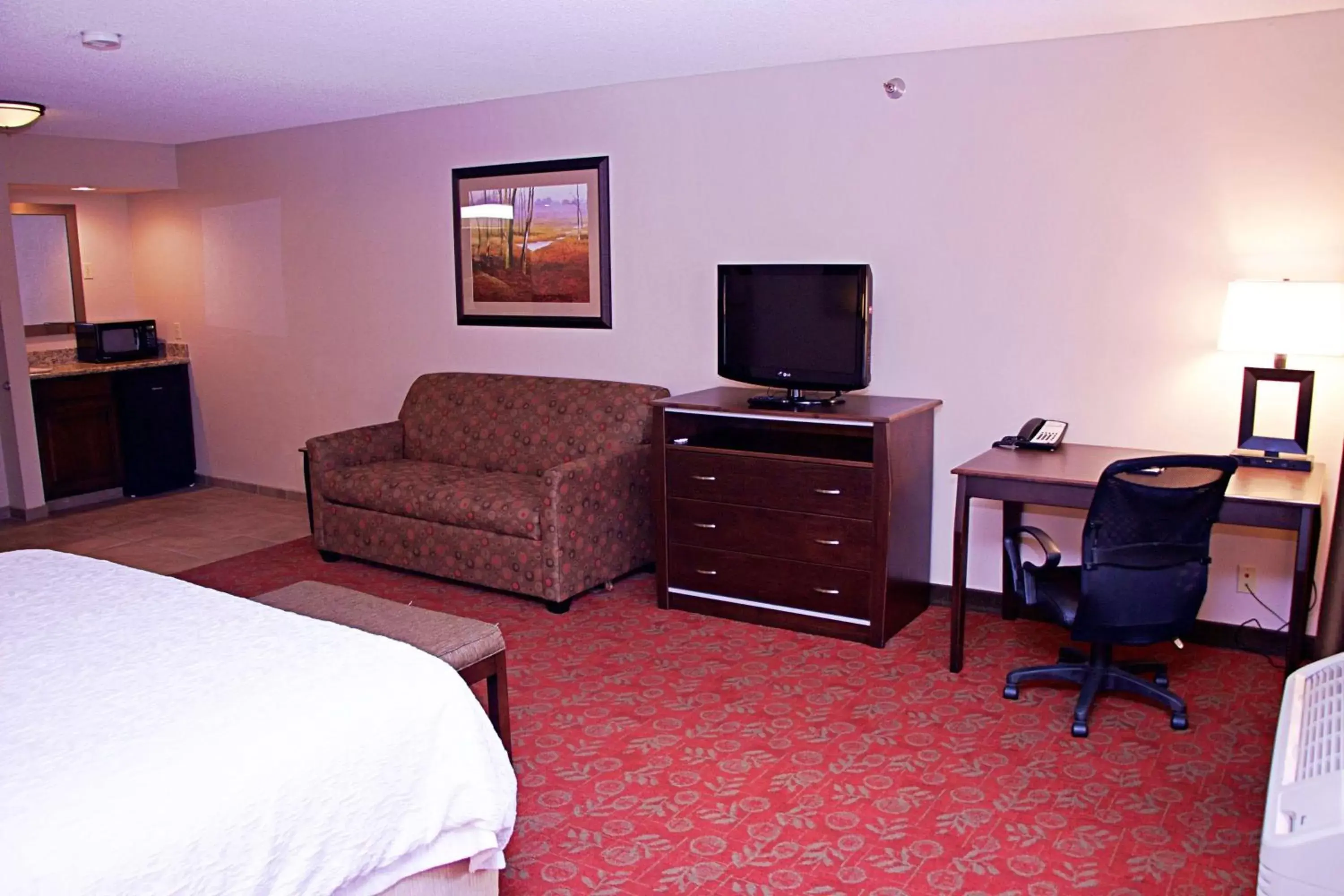 Bedroom, TV/Entertainment Center in Hampton Inn & Suites Scottsbluff
