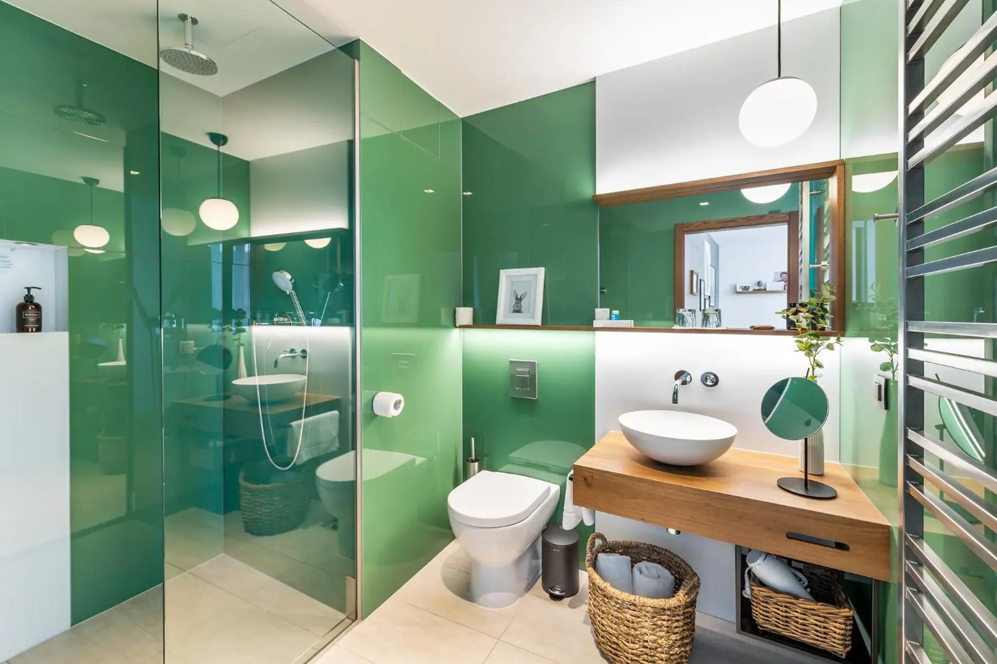 Shower, Bathroom in MOSAIC HOUSE Design Hotel