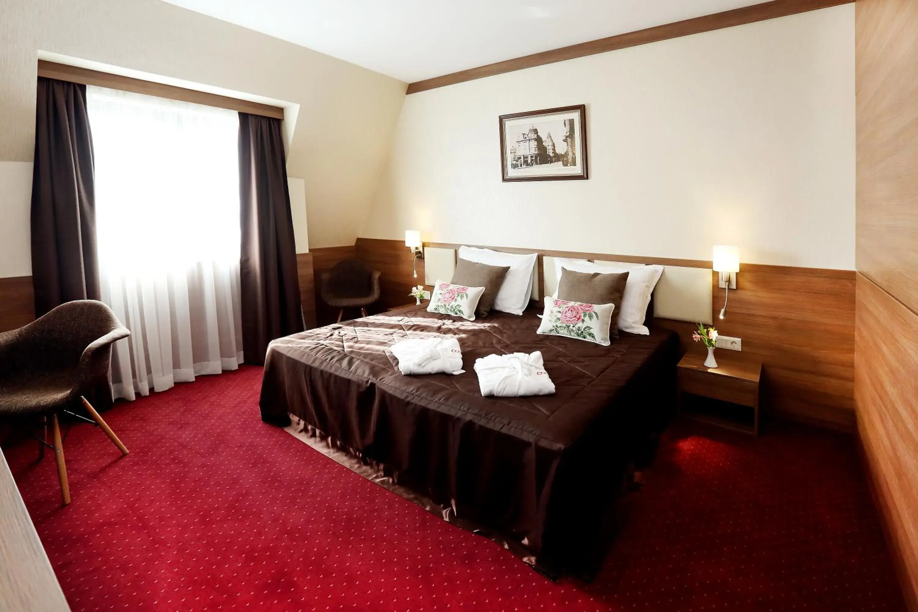 Bedroom, Bed in Hotel COOP, Sofia Bedroom, Bed in Hotel COOP, Sofia