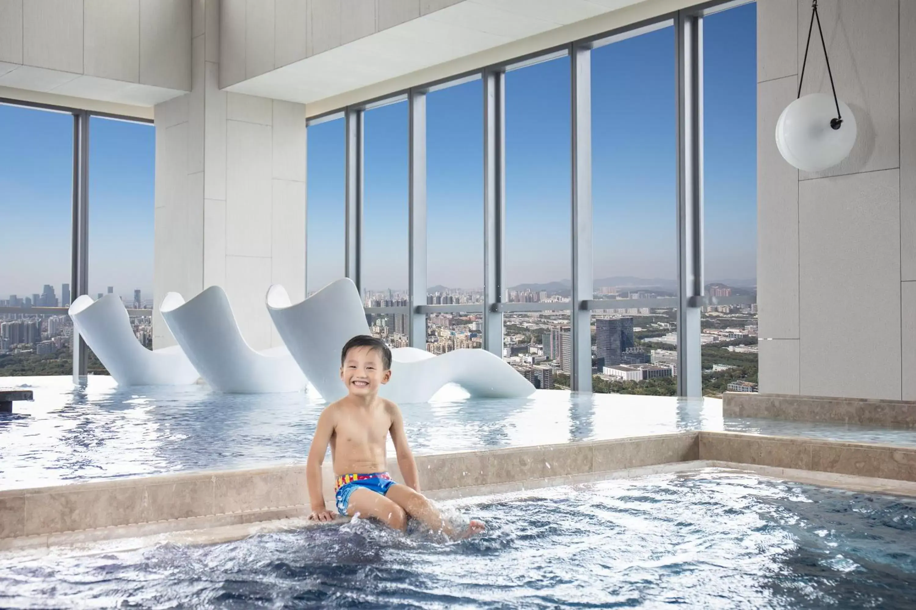 Fitness centre/facilities, Swimming Pool in Crowne Plaza Shenzhen Nanshan, an IHG Hotel