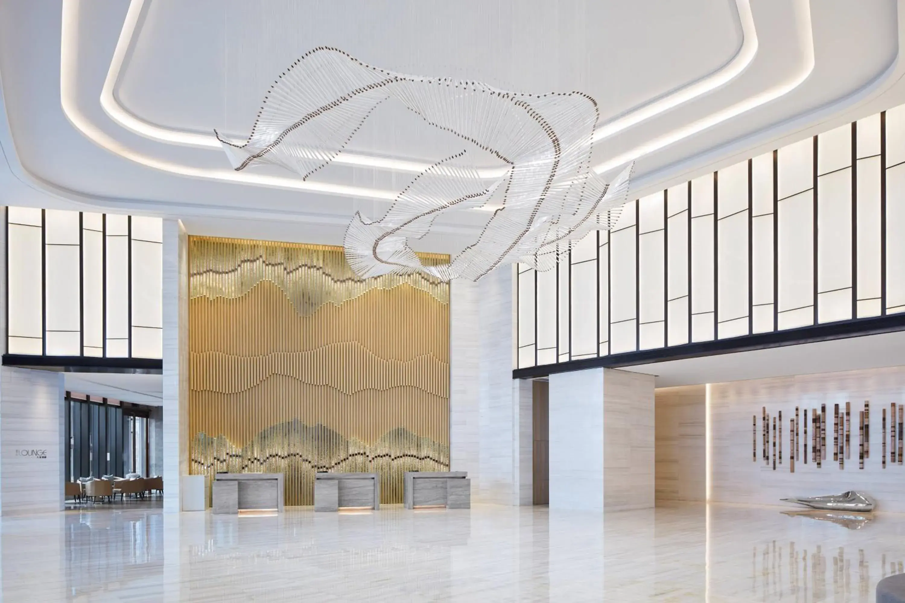 Lobby or reception in Courtyard by Marriott Shanghai Songjiang