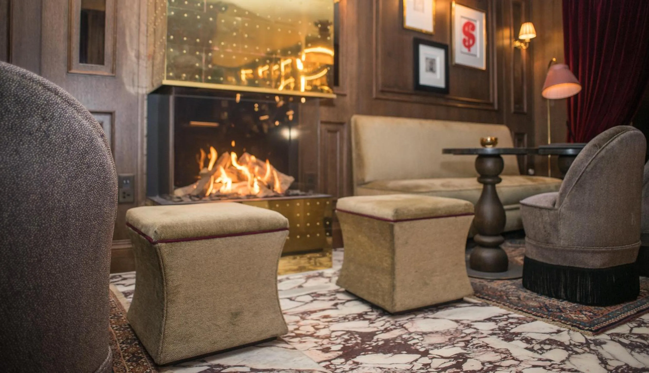 Decorative detail in Mimi's Hotel Soho