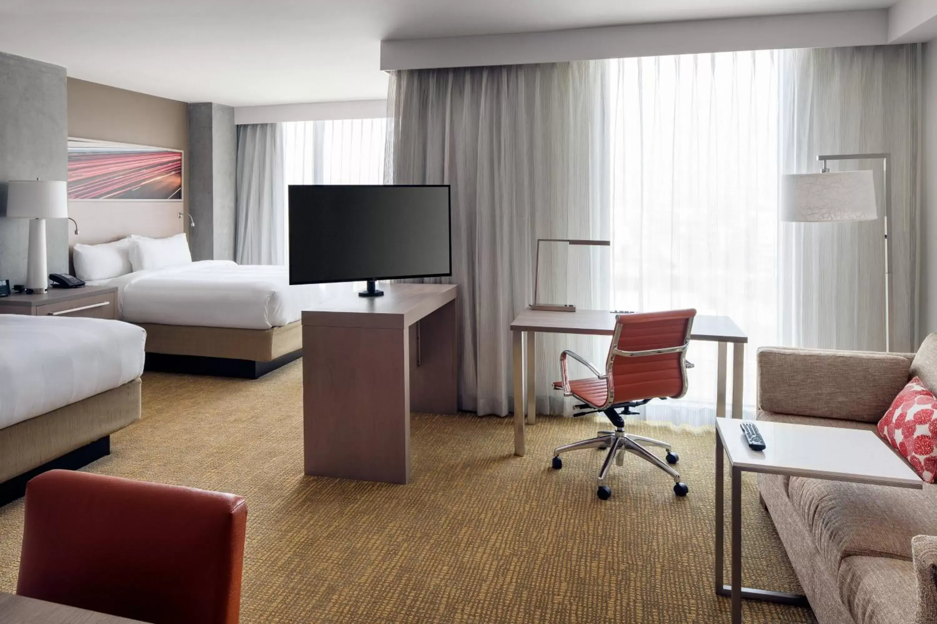 Bedroom, TV/Entertainment Center in Residence Inn by Marriott San Diego Downtown/Bayfront