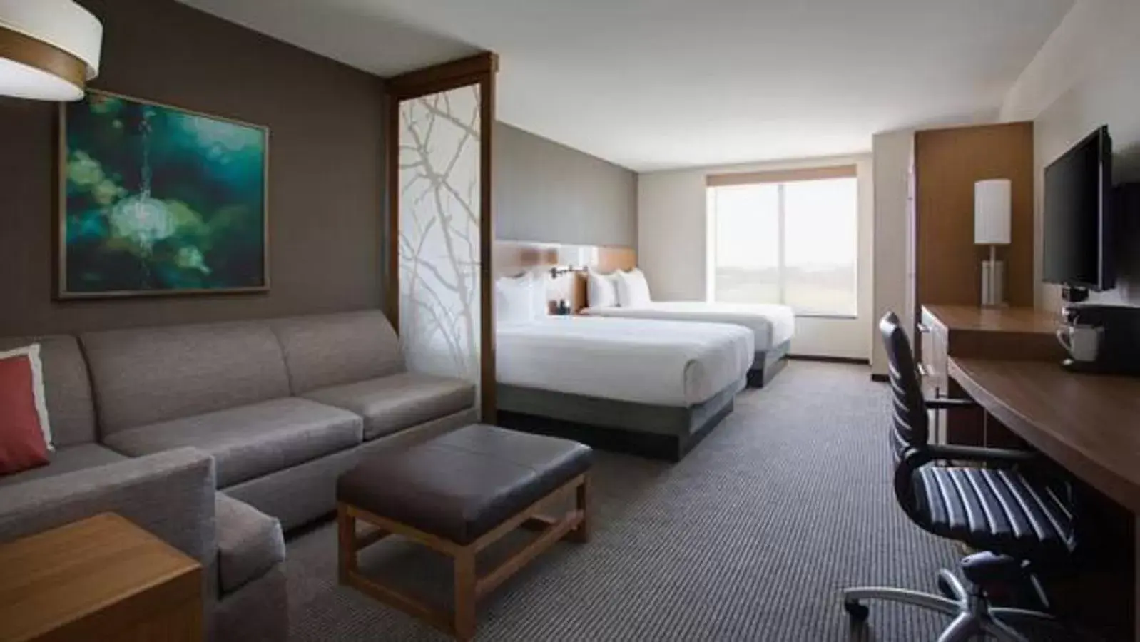 Queen Room with Two Queen Beds, Sofa Bed and Accessible Tub in Hyatt Place DFW