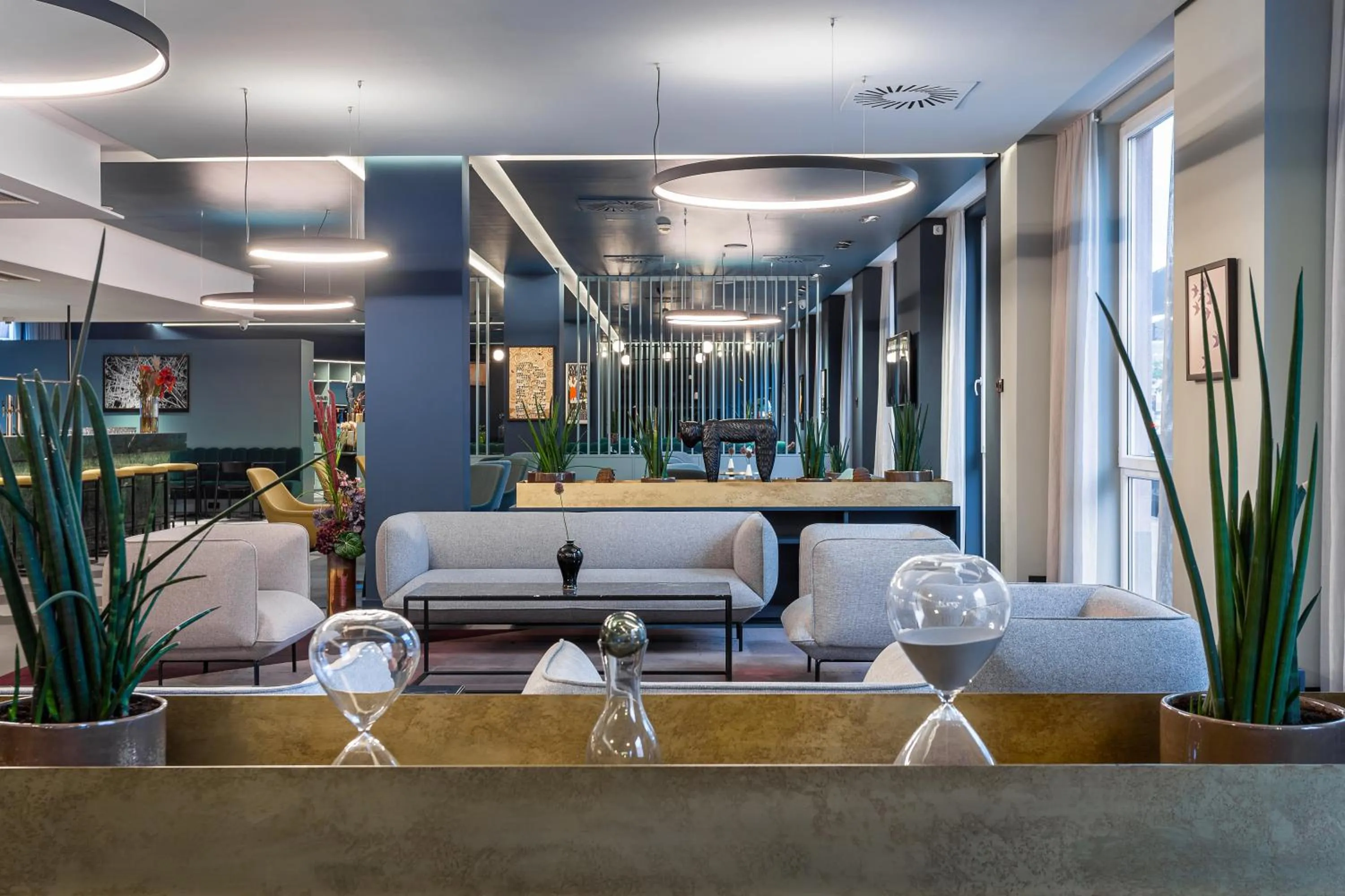 Lobby or reception in acom-Hotel Vienna